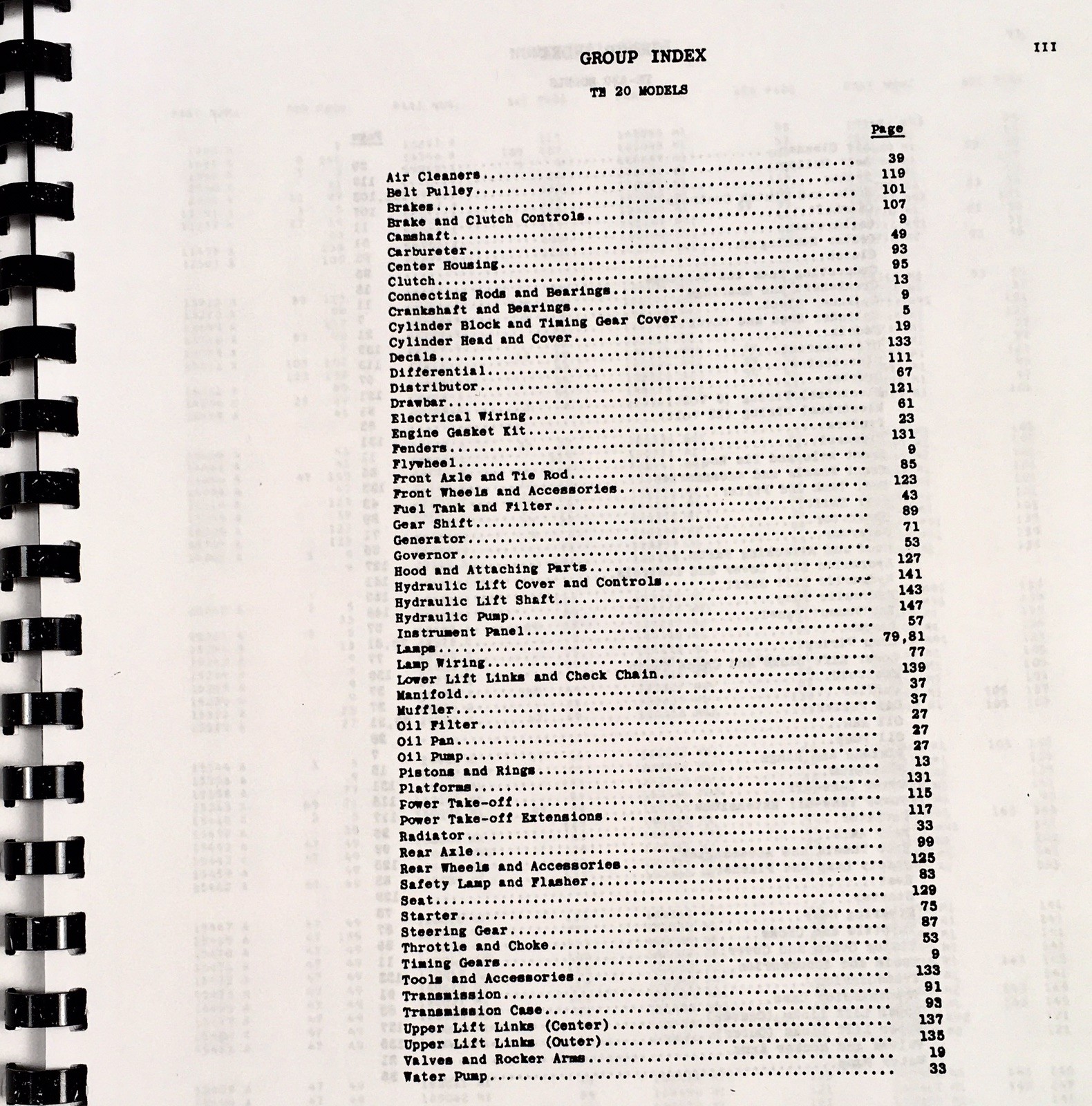 Harry Massey Ferguson TO-20 Tractor Parts Operators Manual Set Catalog Owners - Image 3