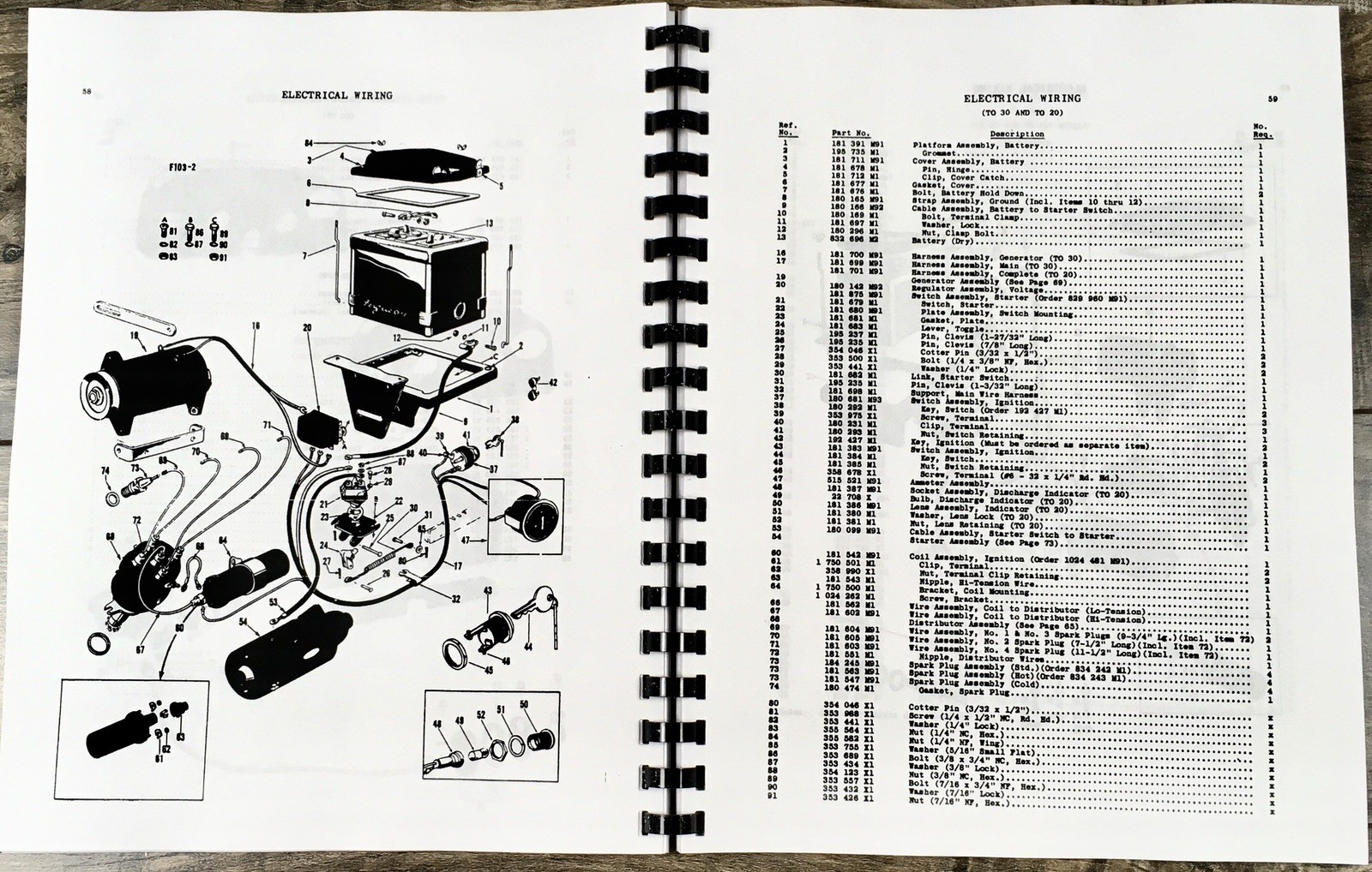 Harry Massey Ferguson TO-20 Tractor Parts Operators Manual Set Catalog Owners - Image 8