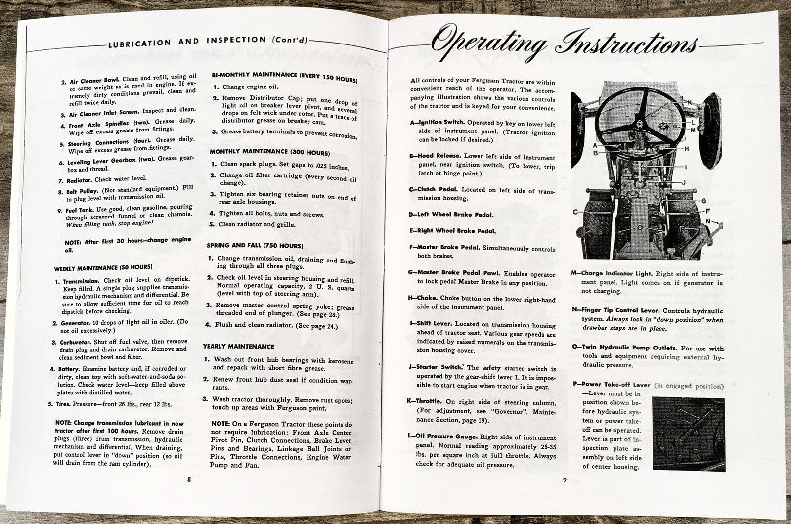 Harry Massey Ferguson TO-20 Tractor Parts Operators Manual Set Catalog Owners - Image 10