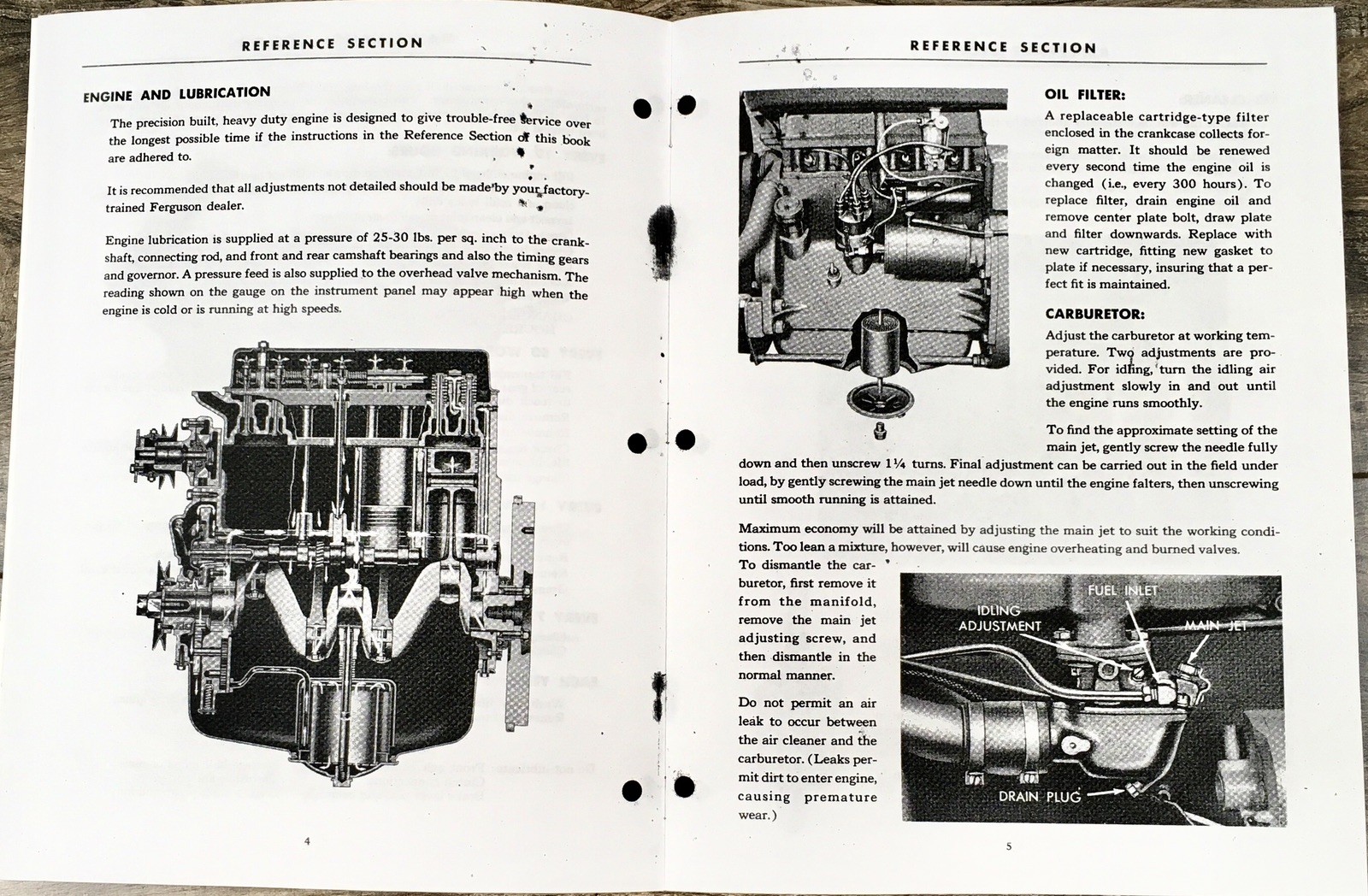 Harry Massey Ferguson TE-20 Tractor Parts Operators Manual Set Catalog Owners - Image 9