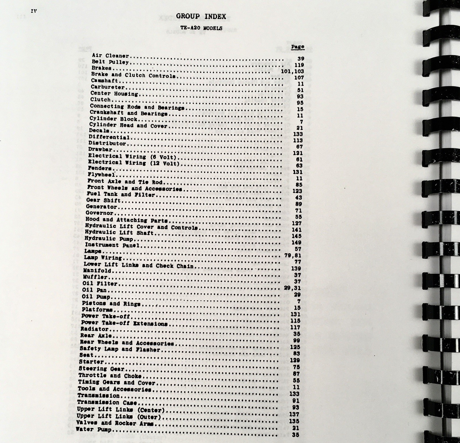 Harry Ferguson TE-A20 Tractor Parts Catalog Maintenance Manual Set Shop Repair - Image 4