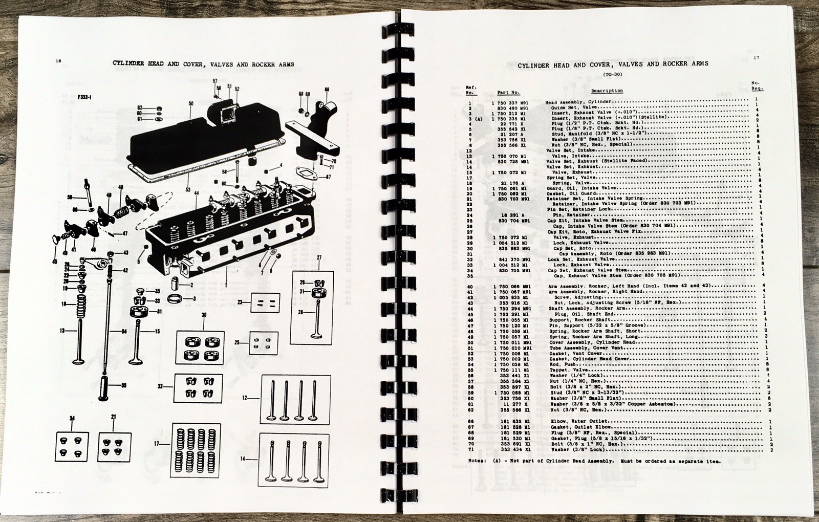 Harry Ferguson TE-A20 Tractor Parts Catalog Maintenance Manual Set Shop Repair - Image 6