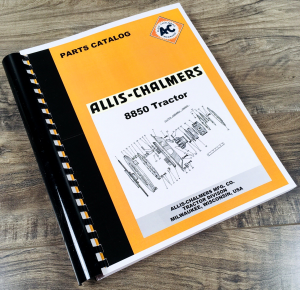 Allis Chalmers 8550 Tractor Parts Manual Catalog Book Assembly Schematics Views