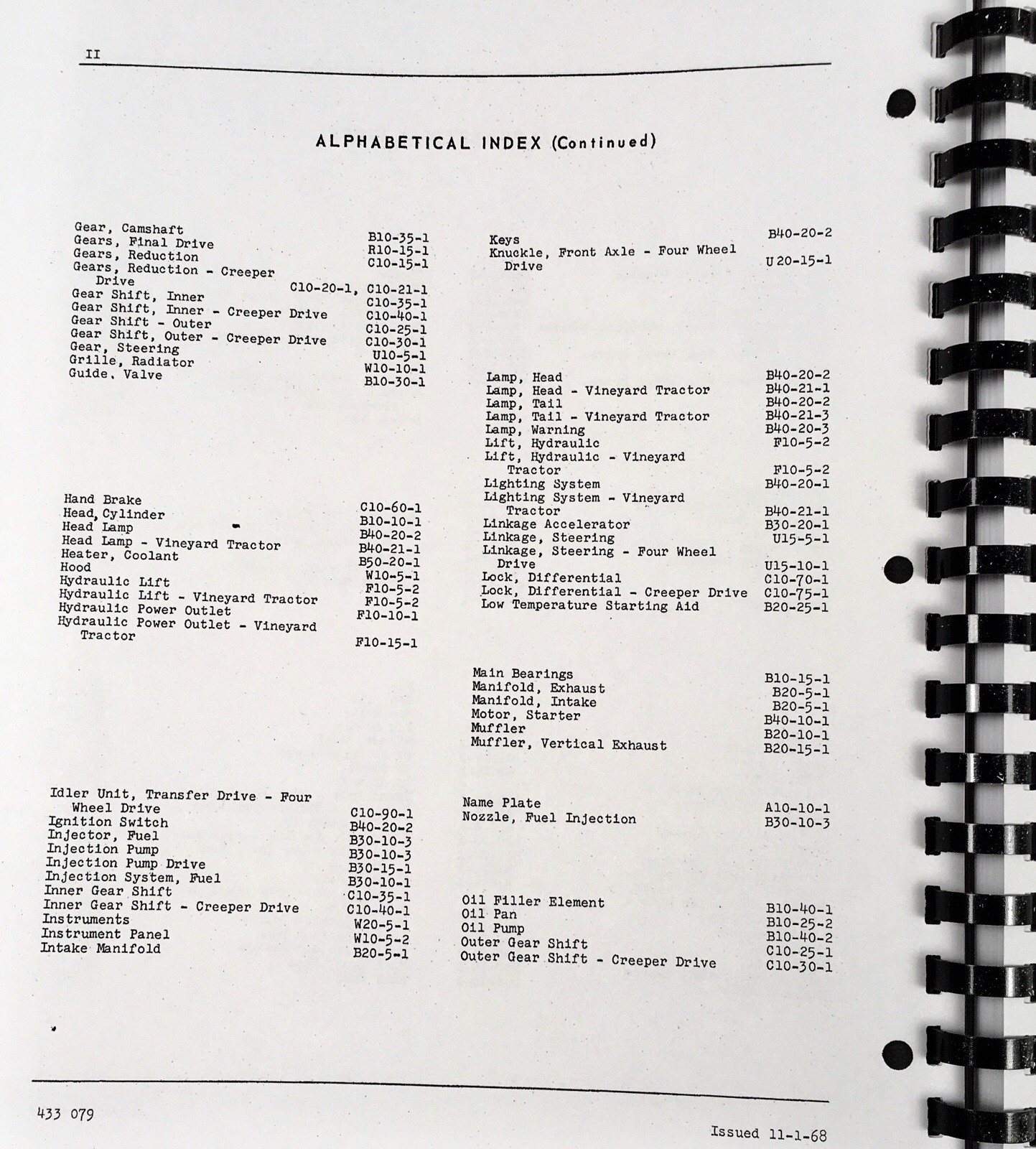 Oliver 1250A Tractor Service Manual Parts Catalog Set Workshop Shop Repair Books - Image 3