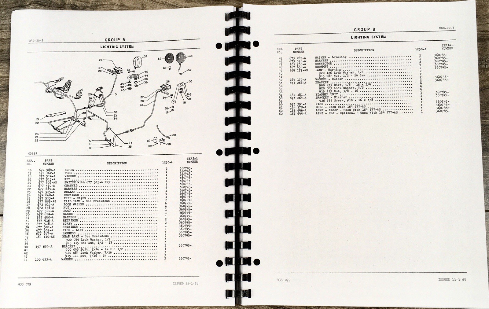 Oliver 1250A Tractor Service Manual Parts Catalog Set Workshop Shop Repair Books - Image 6