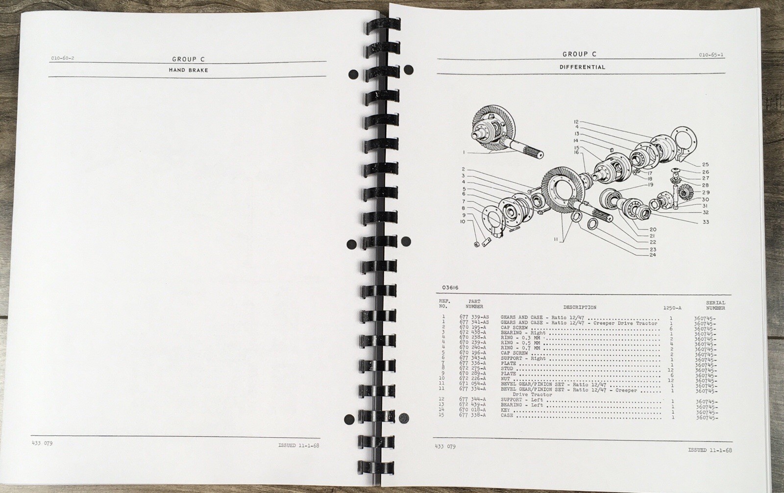 Oliver 1250A Tractor Service Manual Parts Catalog Set Workshop Shop Repair Books - Image 8