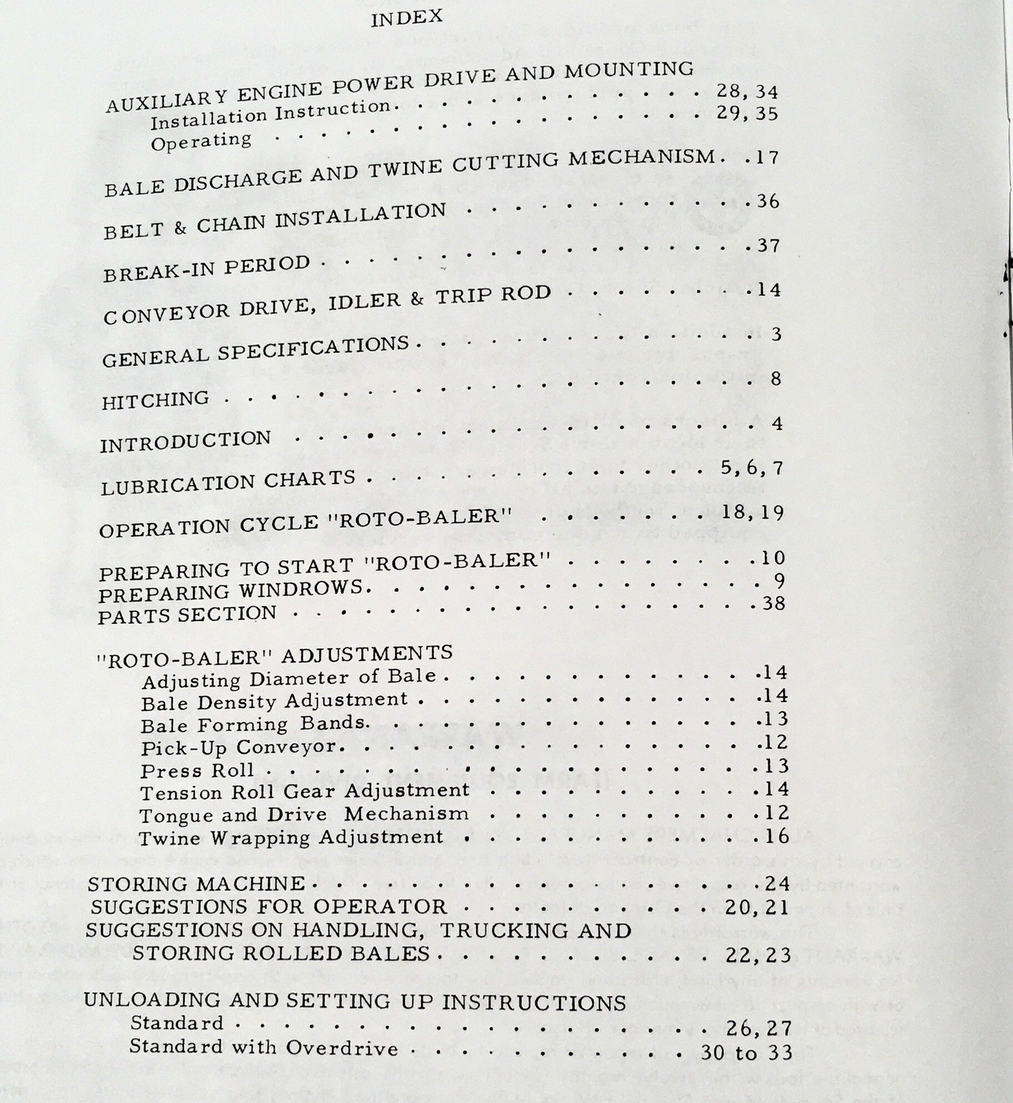Allis Chalmers Standard Roto Baler Operators Manual Owners Book Serials 68402-Up - Image 2
