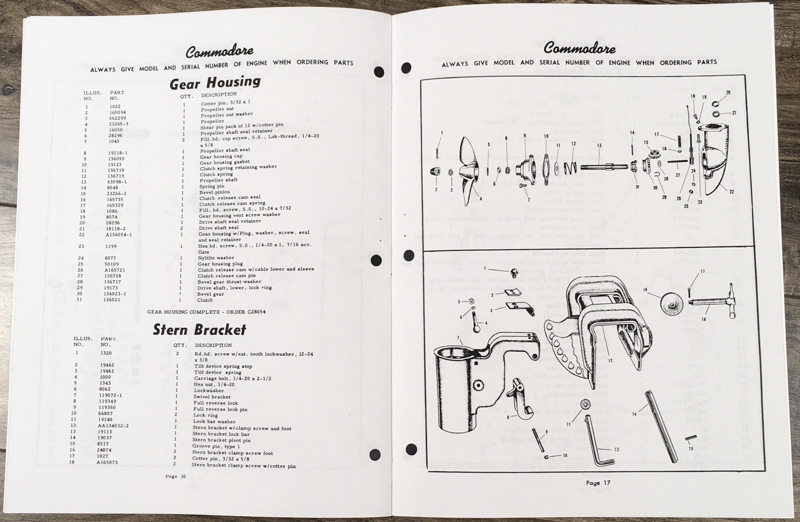 Operators Parts Manual For Model 73203 Chrysler Commadore Outboard Motor Owners - Image 4