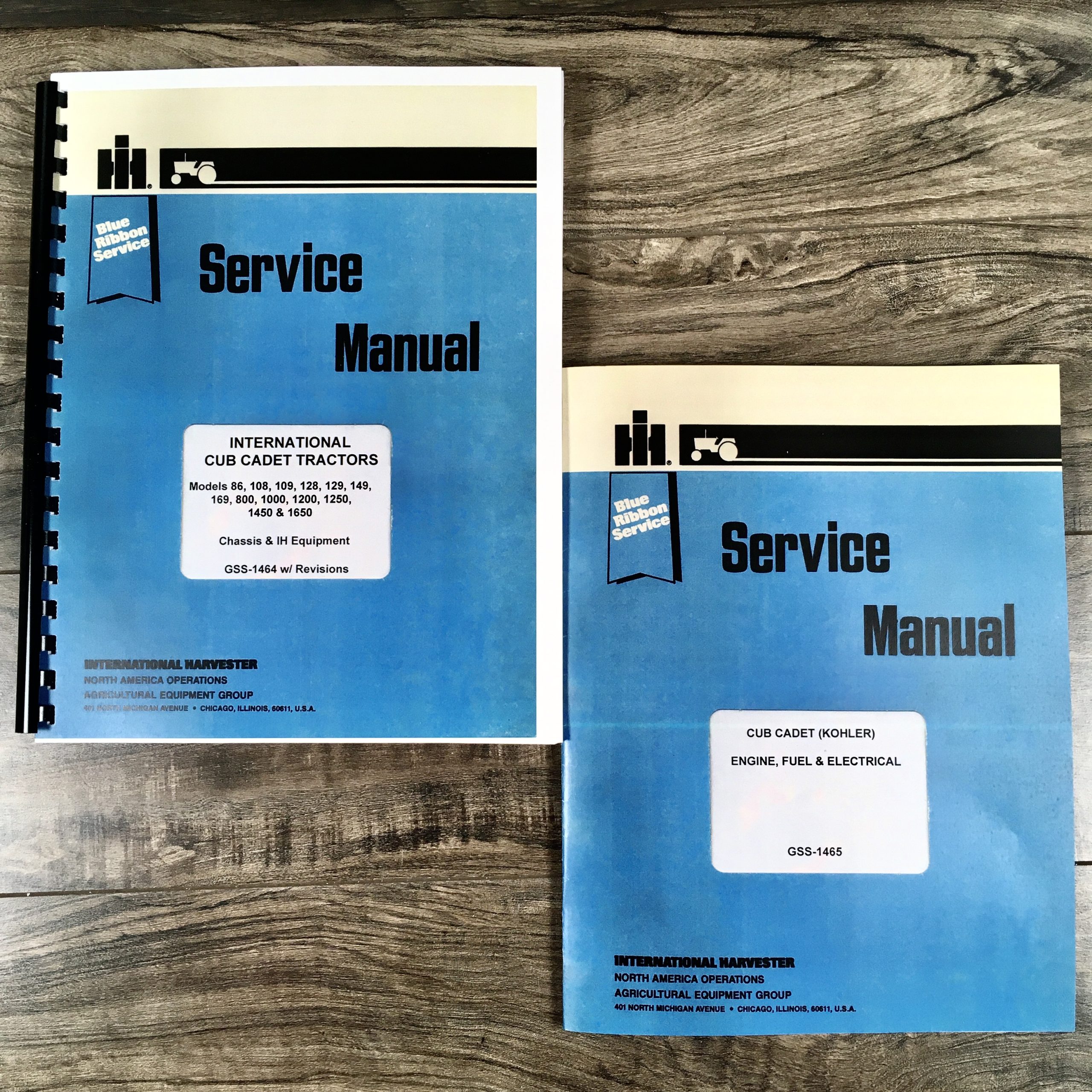 International Cub Cadet 1200 Lawn Garden Tractor Service Manual Repair Shop Set
