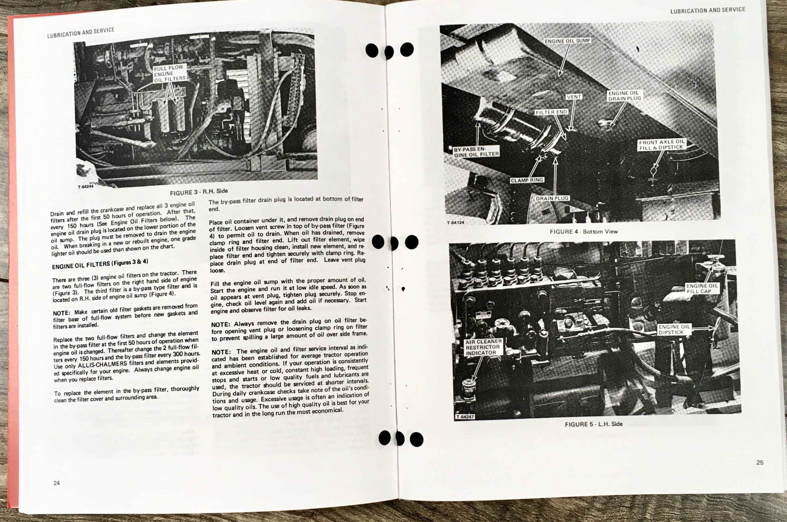 Allis Chalmers 8550 Tractor Parts Operators Manual Set Owners Catalog Assembly - Image 4