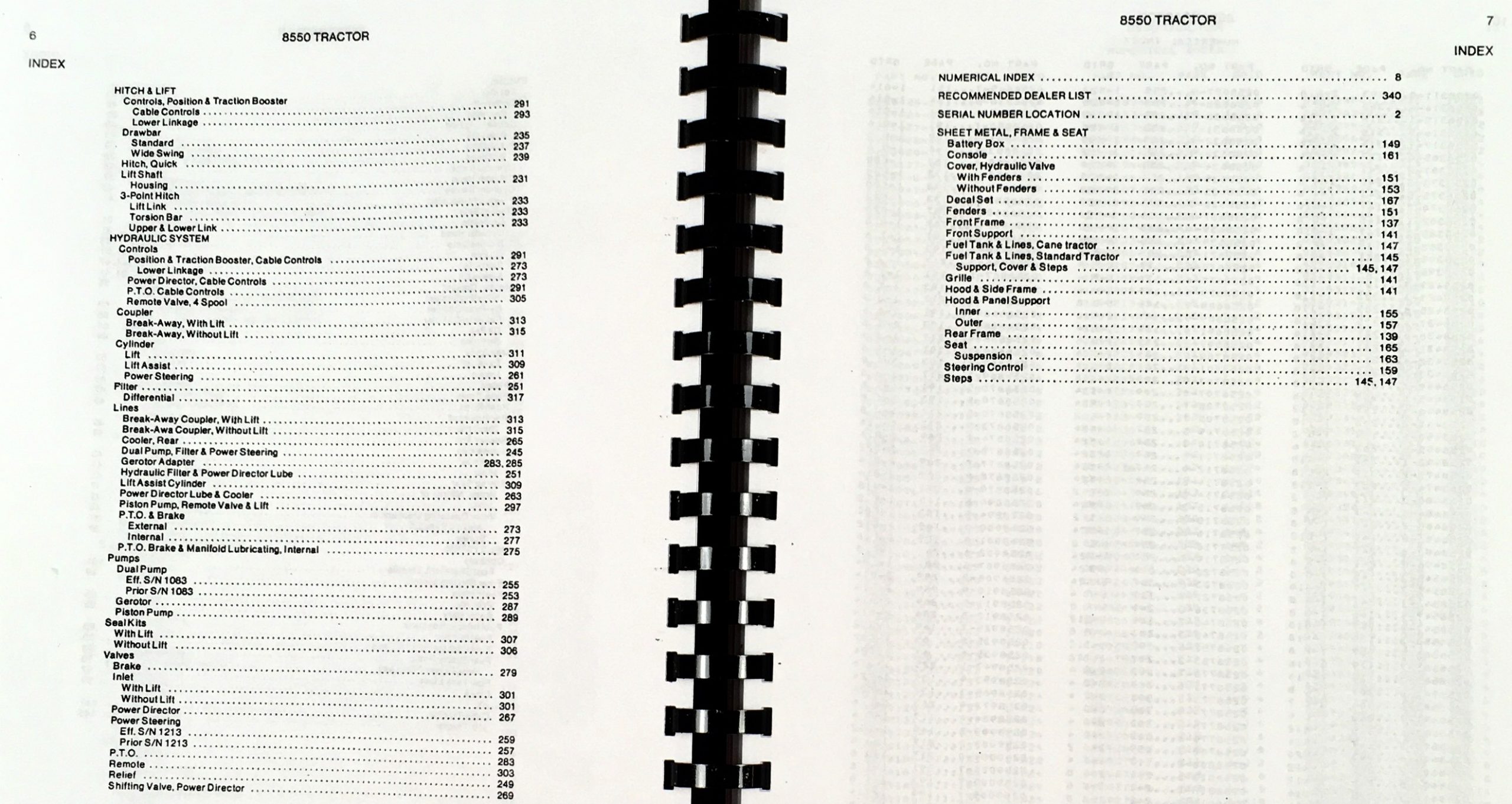 Allis Chalmers 8550 Tractor Parts Operators Manual Set Owners Catalog Assembly - Image 8