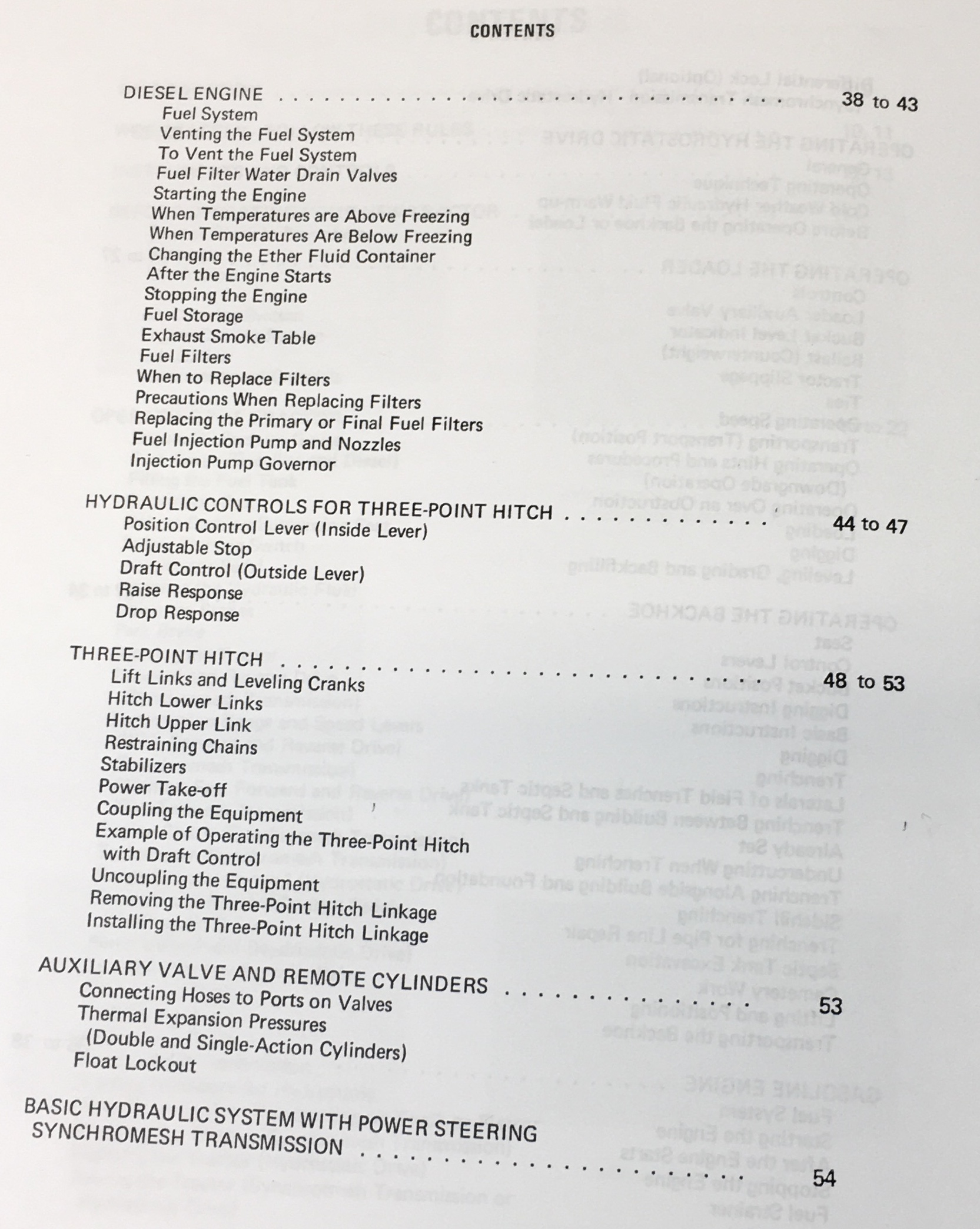 International 2412 Series B Pay Hoe Tractor Backhoe Operators Manual Owner 2412B - Image 6