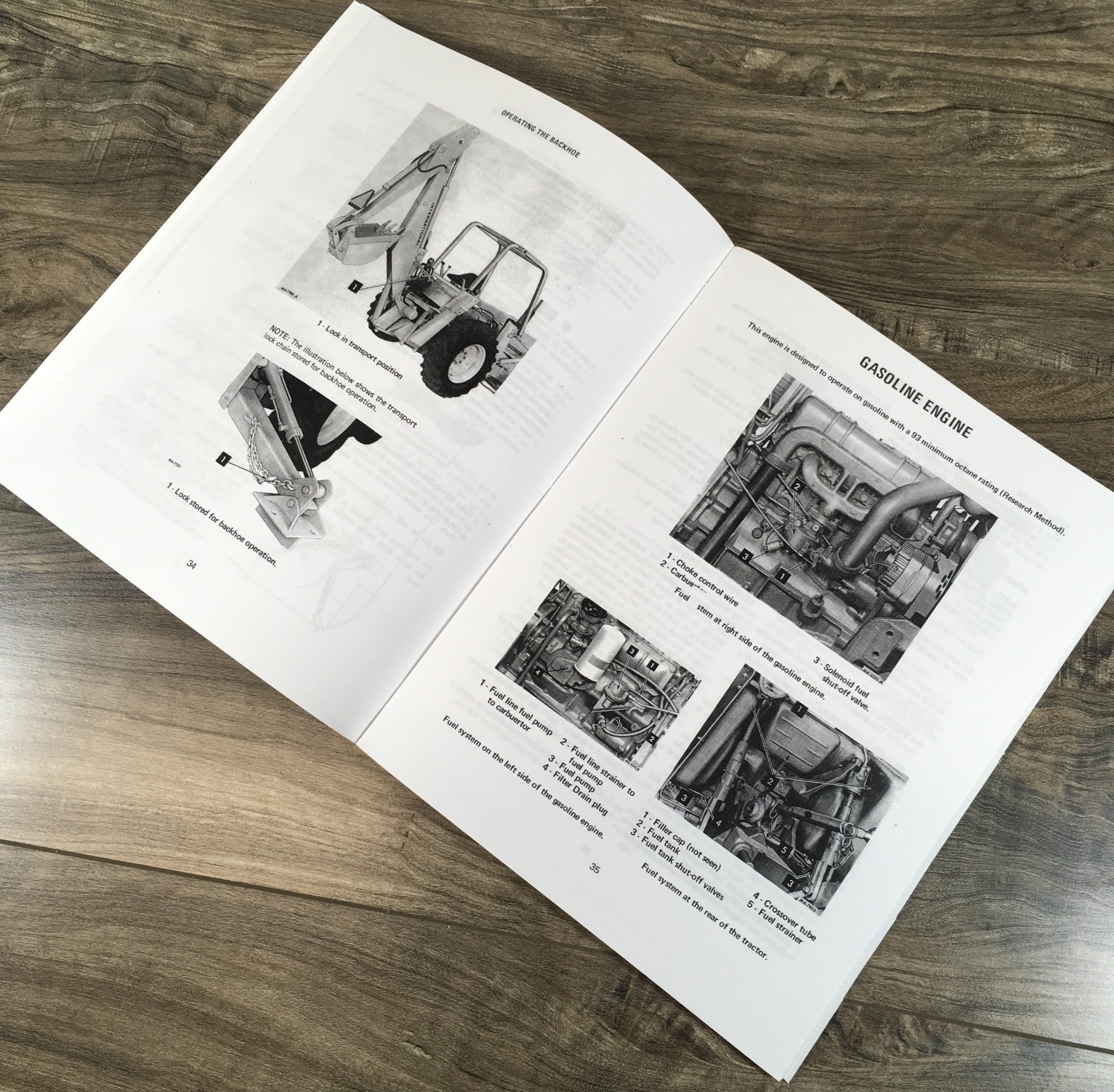 International 2412 Series B Pay Hoe Tractor Backhoe Operators Manual Owner 2412B - Image 9