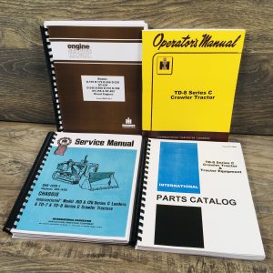 International Dresser TD8 TD-8C Crawler Tractor Service Manual Parts Operators