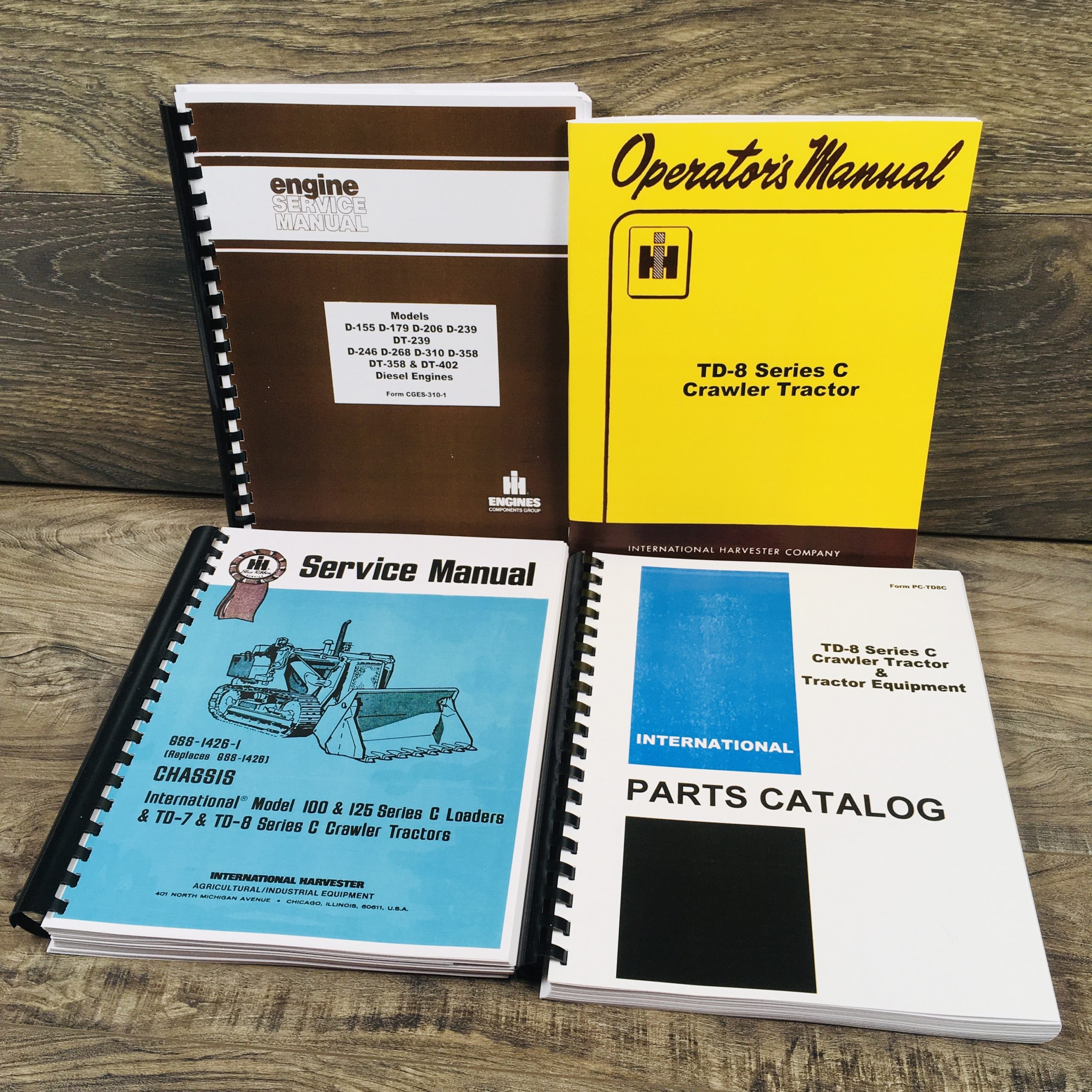 International Dresser TD8 TD-8C Crawler Tractor Service Manual Parts Operators