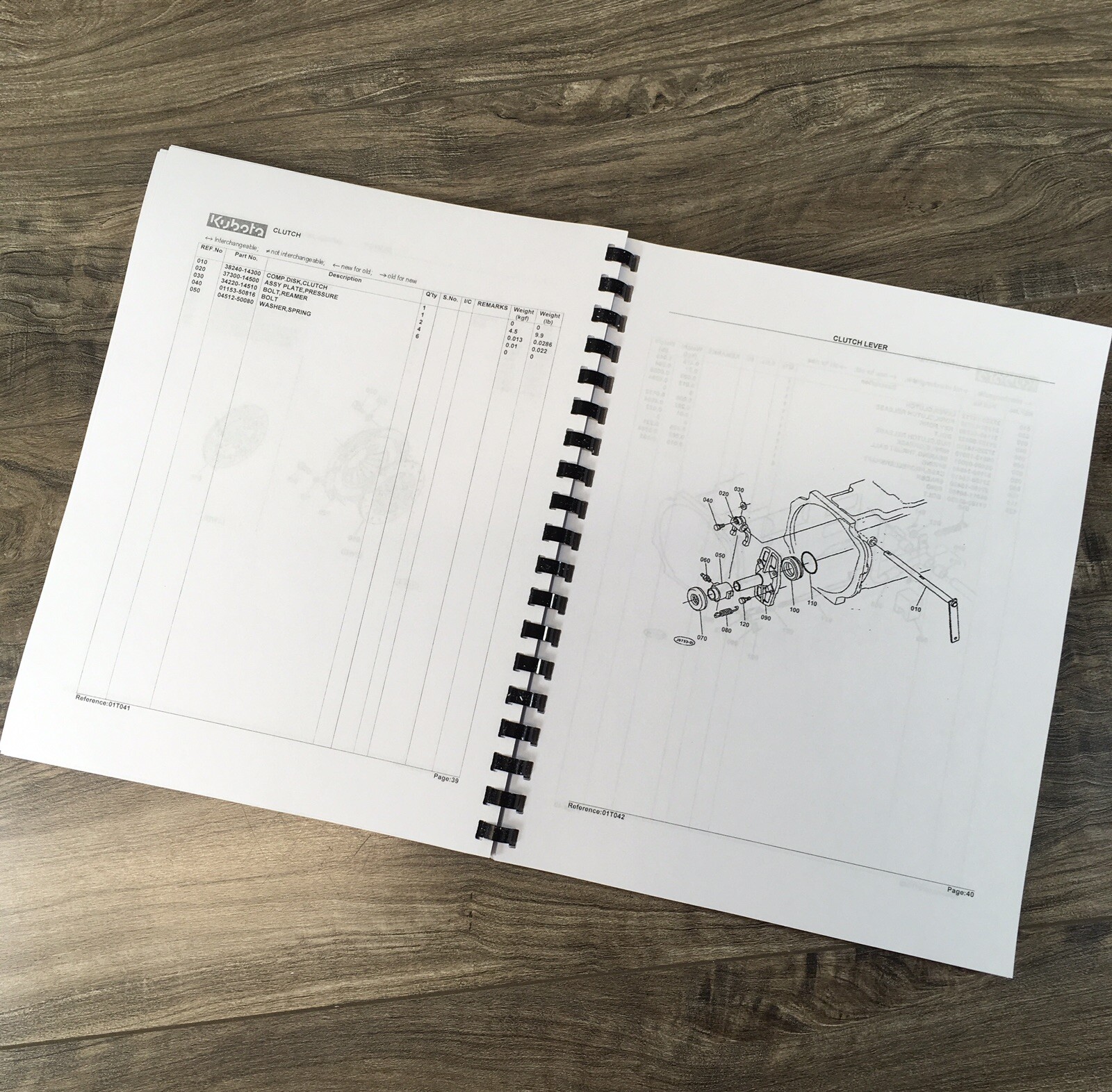 Kubota L2050DT Tractor Parts Catalog Operators Manual Set Owners Catalog Book - Image 5
