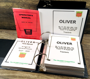 Oliver Super 66 Tractor Service Parts Operators Manual Set Repair Workshop Shop
