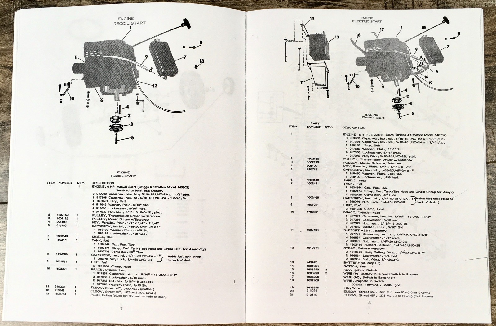 Allis Chalmers B206 Lawn Tractor and Attachment Parts Manual Catalog Assembly - Image 3