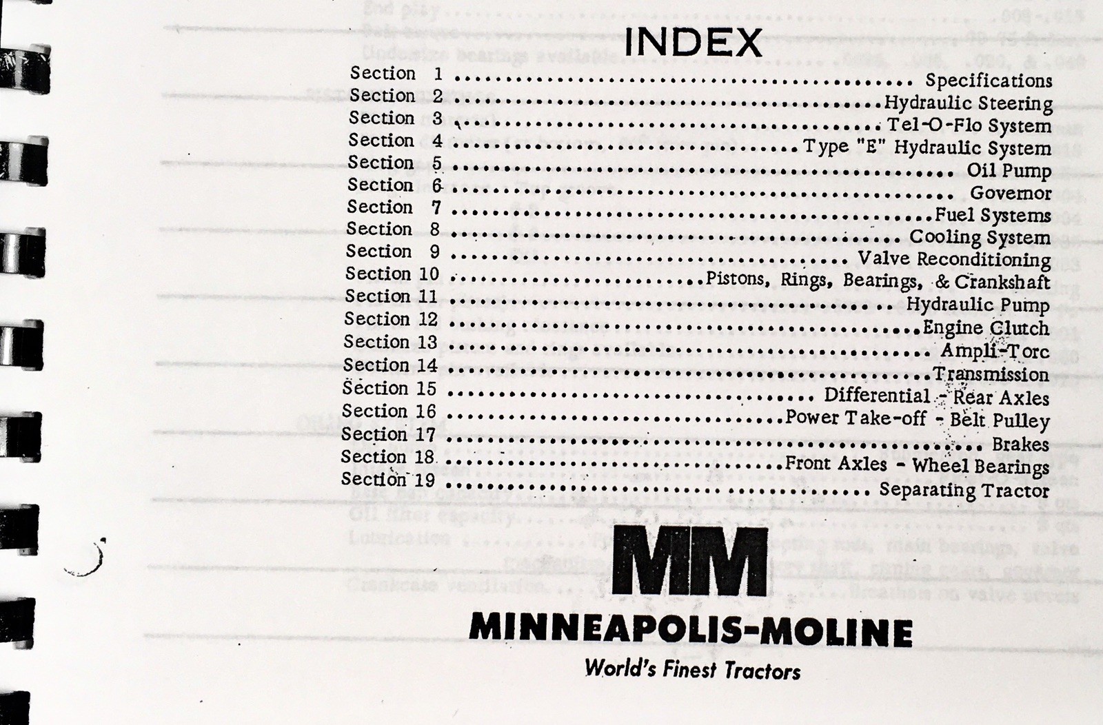 Minneapolis Moline M670 Super M670 Tractor Service Parts Manual Set Repair Shop - Image 5
