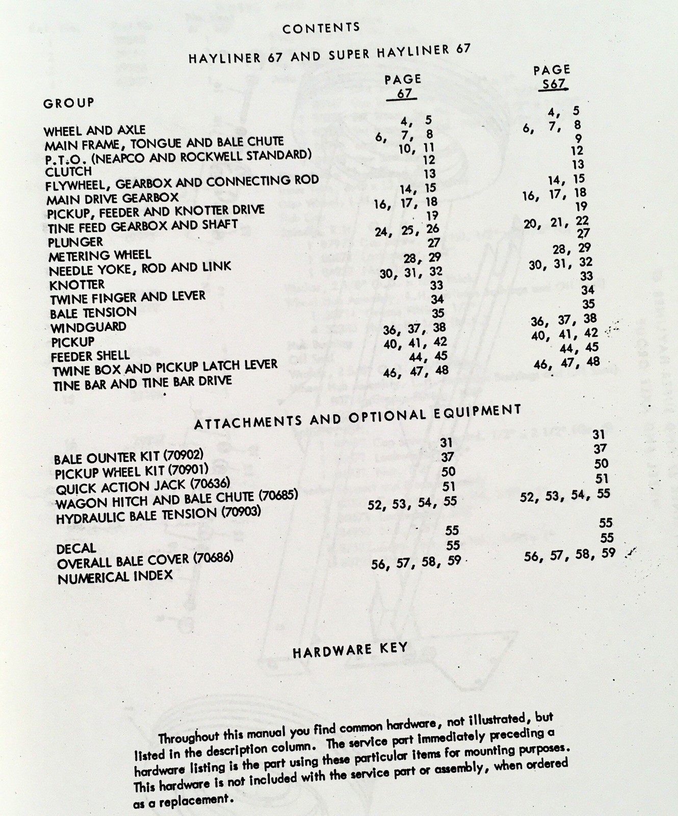 New Holland 67 Baler Parts Catalog Operators Manual Set Owners Assembly Book - Image 2