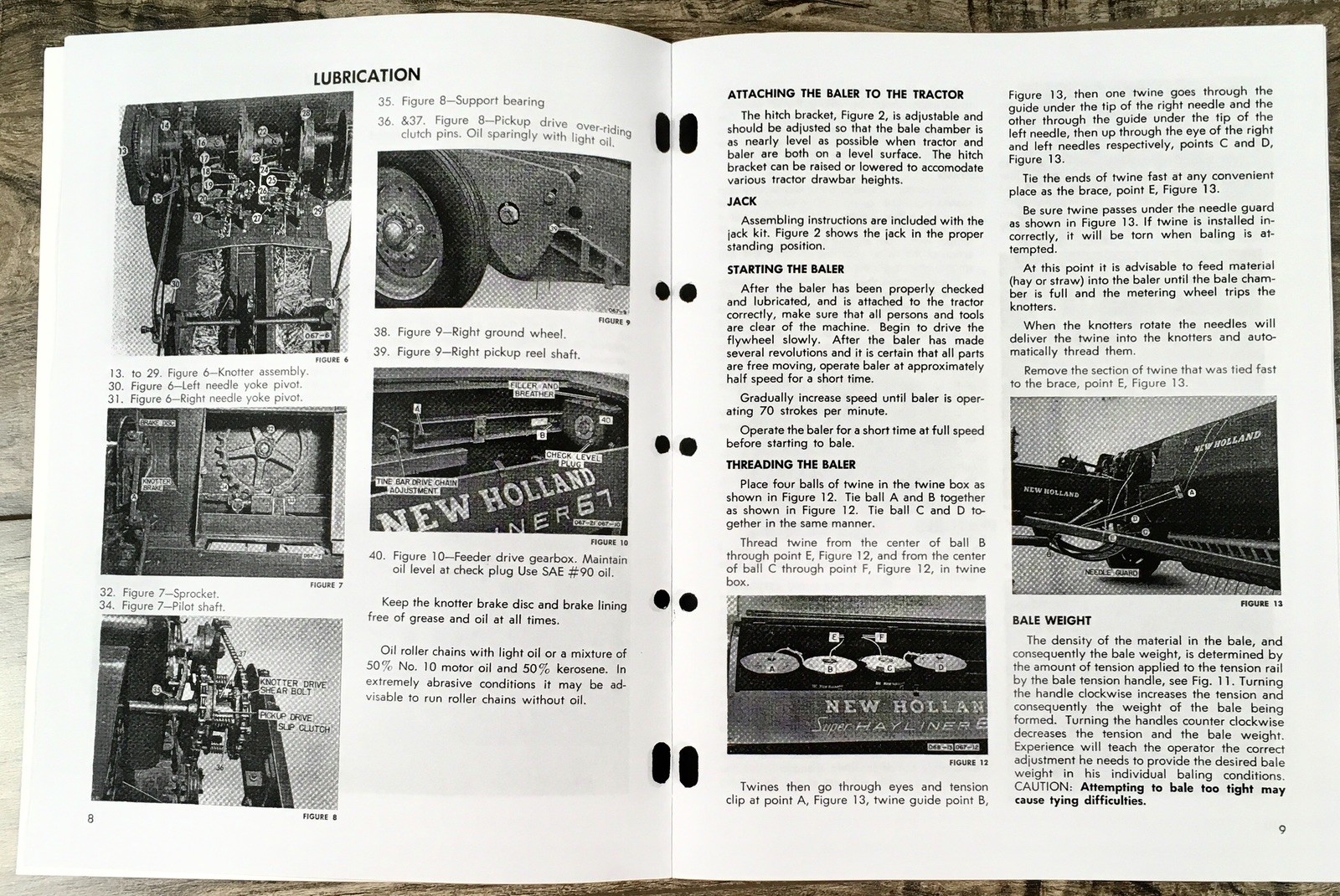New Holland 67 Baler Parts Catalog Operators Manual Set Owners Assembly Book - Image 5