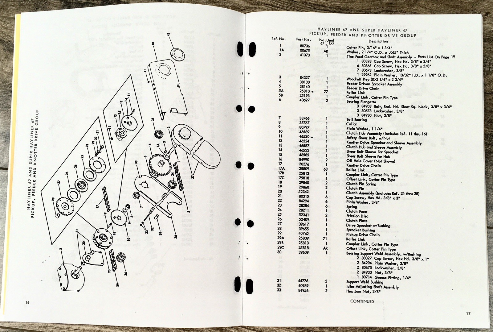 New Holland 67 Baler Parts Catalog Operators Manual Set Owners Assembly Book - Image 6