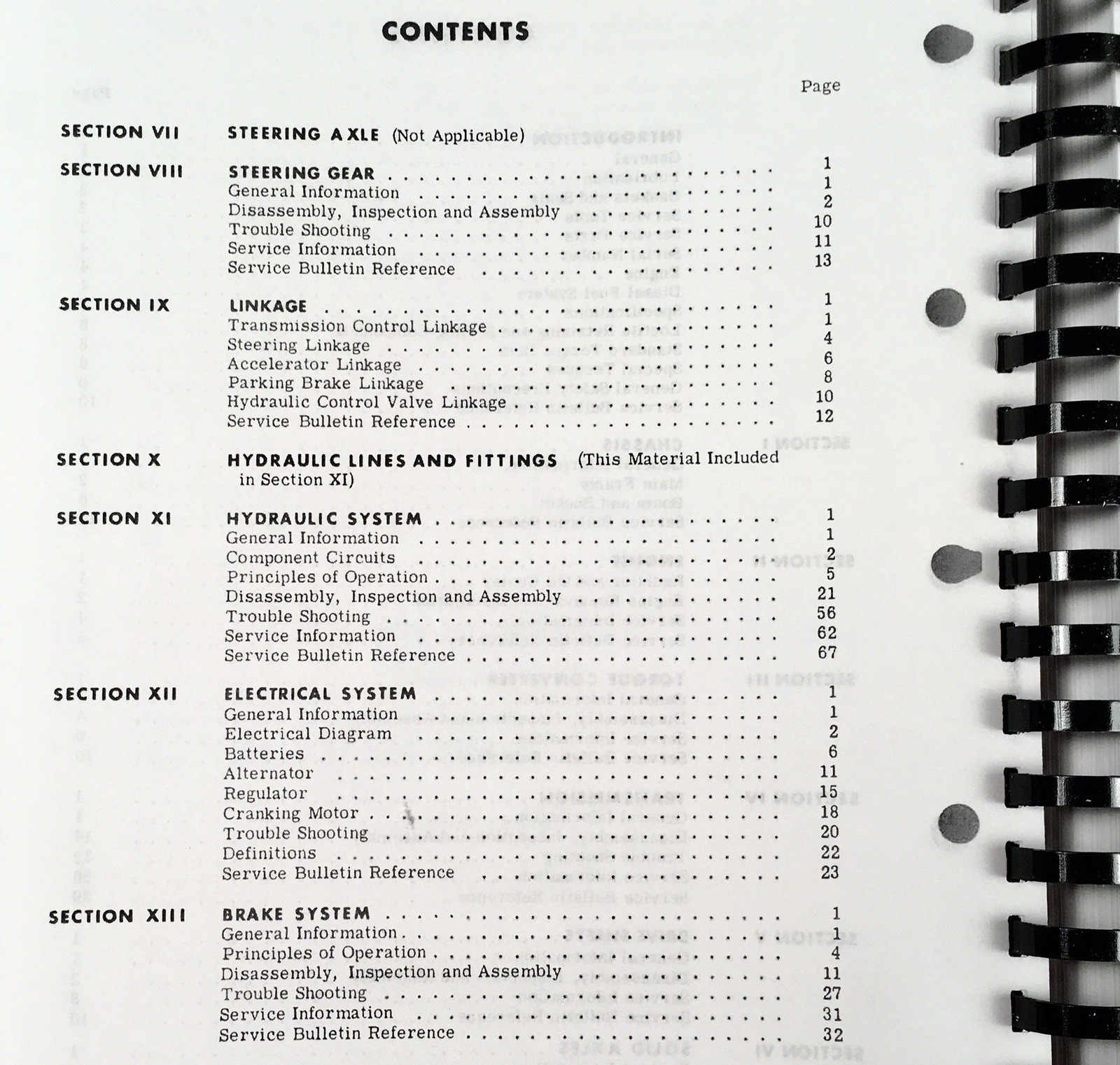 International H-60E Pay Loader Wheel Loader Service Manual Set Repair Shop Book - Image 9