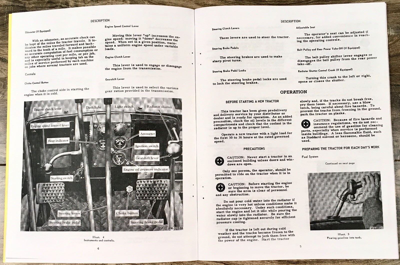 International T-6 62 Series Crawler Tractor Parts Operators Manual Set Catalog - Image 5