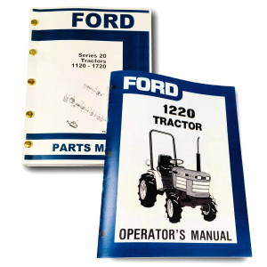 Ford 1220 Tractor Parts Operators Manual Set Catalog Owners Assembly Schematics