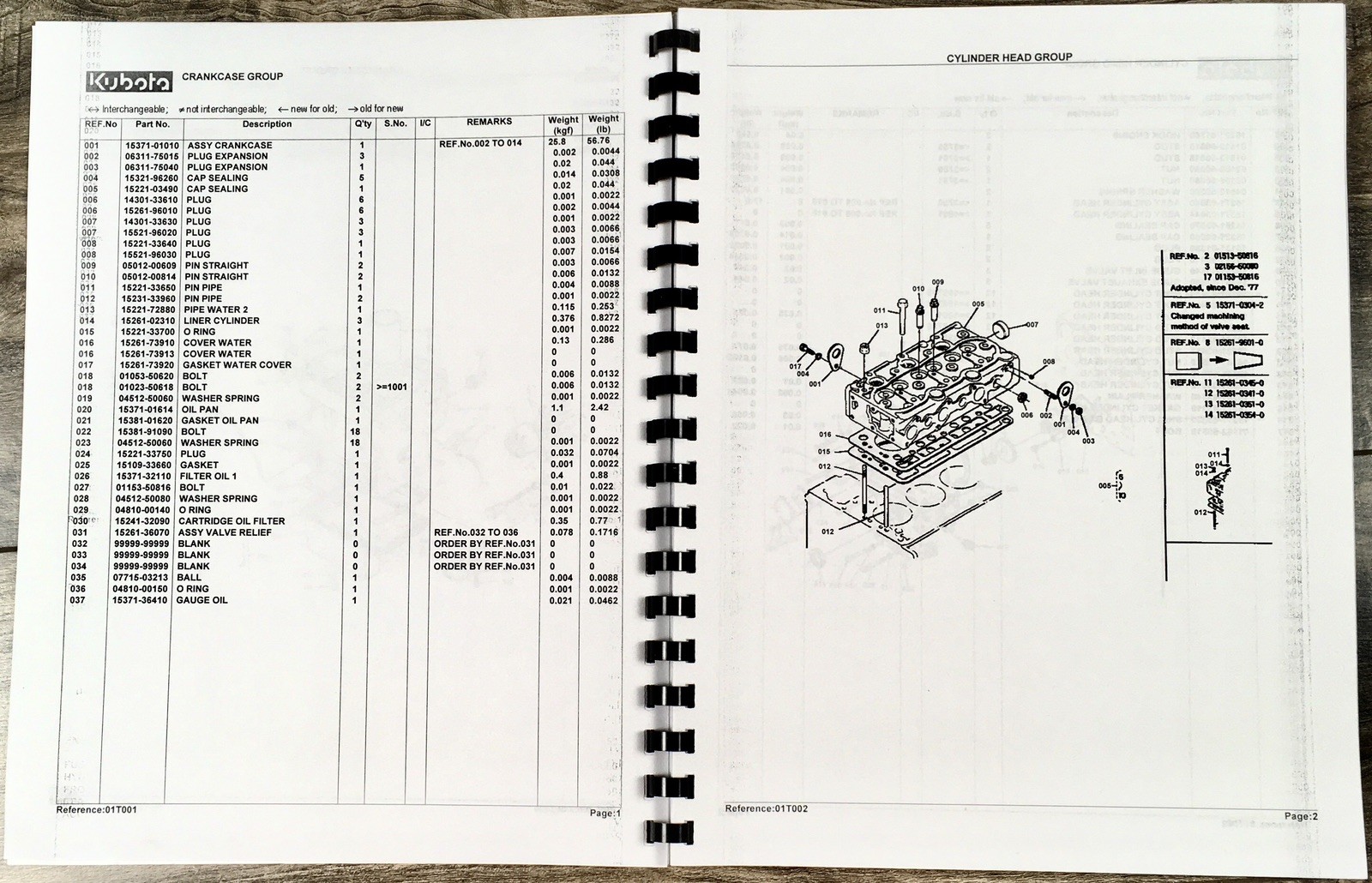 Kubota B7100 B7100D 4wd Gear Tractor Parts Catalog Manual Assembly Schematics - Image 4