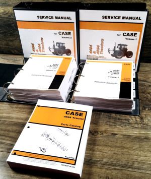 Case 4694 Tractor Service Manual Parts Catalog Repair Shop Set Assembly Book