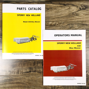 New Holland 438 Disc Mower Parts Catalog Operators Manual Set Owners Assembly NH