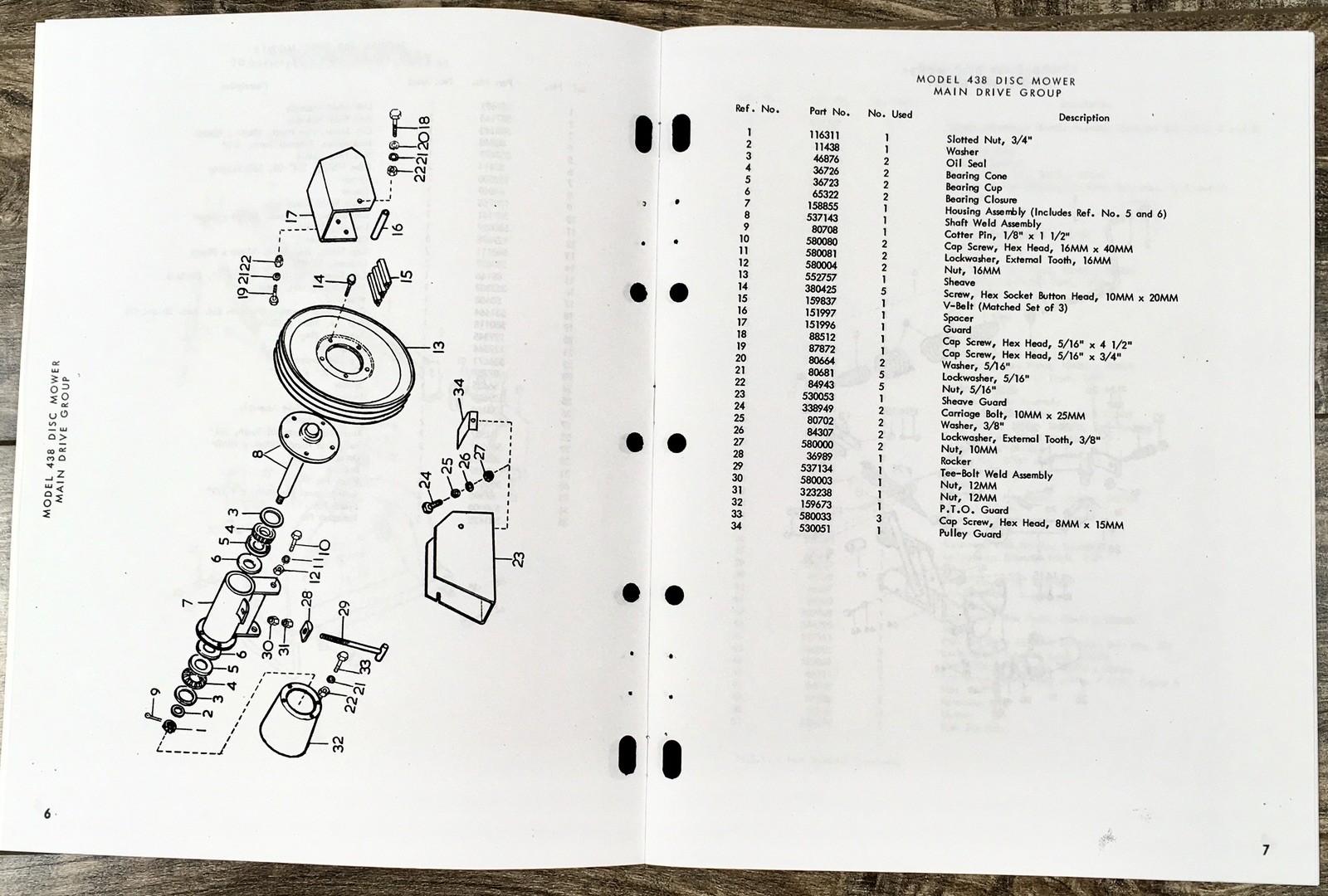 New Holland 438 Disc Mower Parts Catalog Operators Manual Set Owners Assembly NH - Image 4