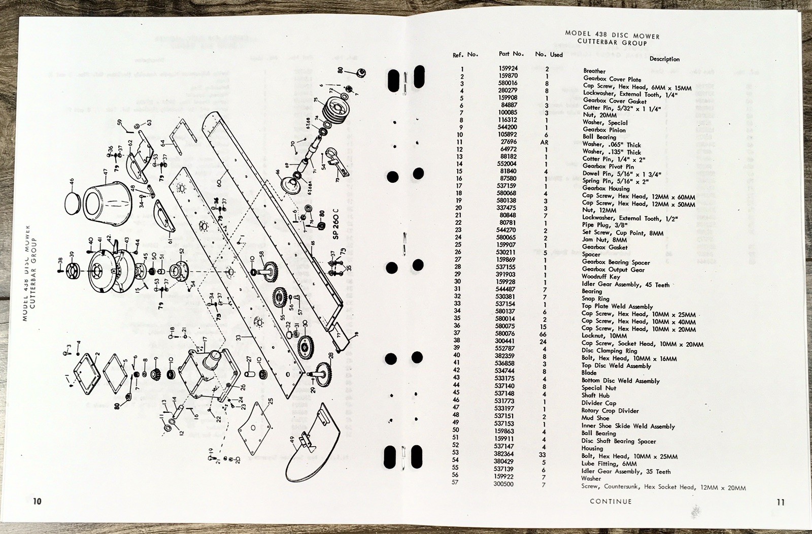 New Holland 438 Disc Mower Parts Catalog Operators Manual Set Owners Assembly NH - Image 6