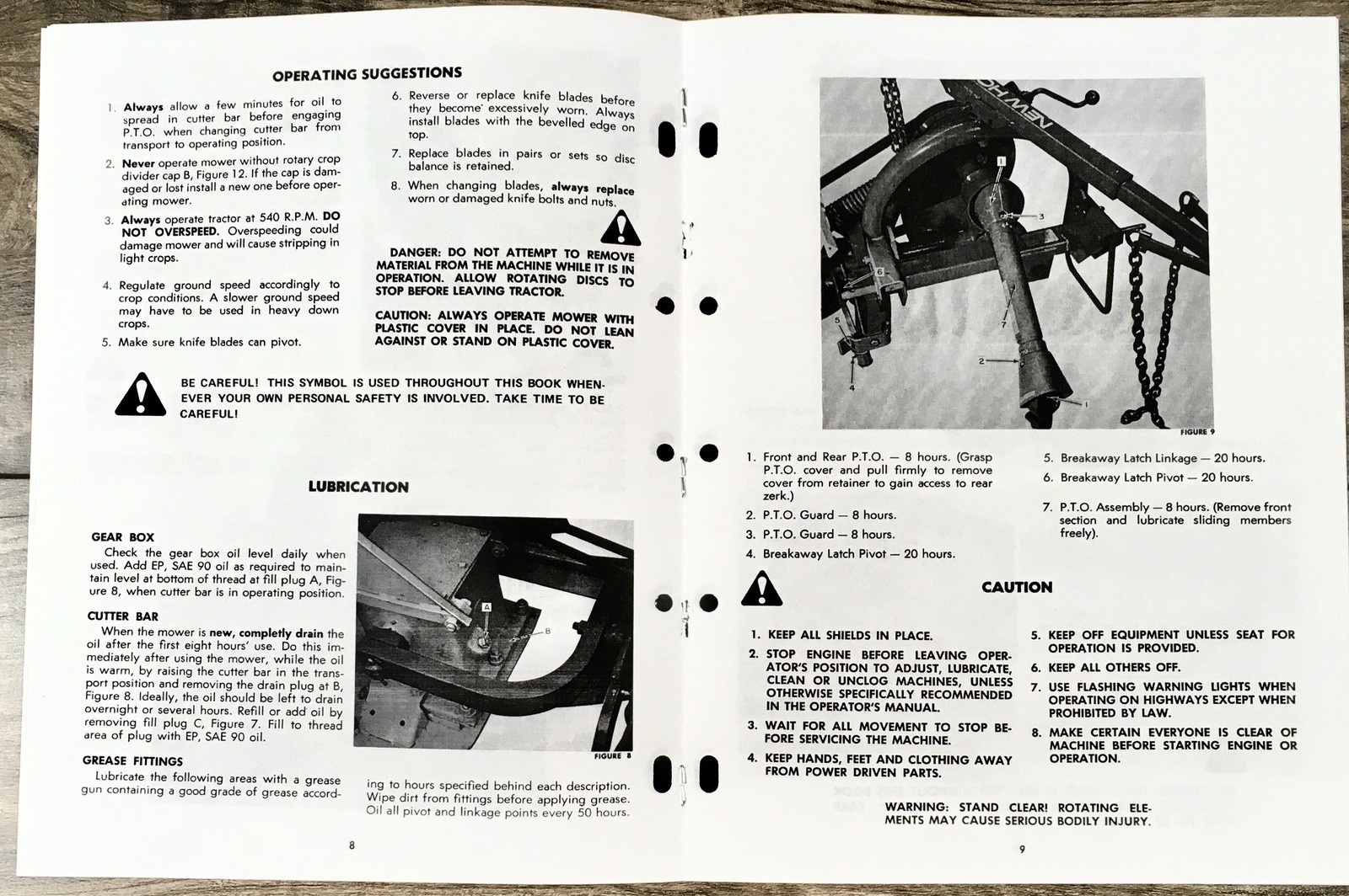 New Holland 438 Disc Mower Parts Catalog Operators Manual Set Owners Assembly NH - Image 7