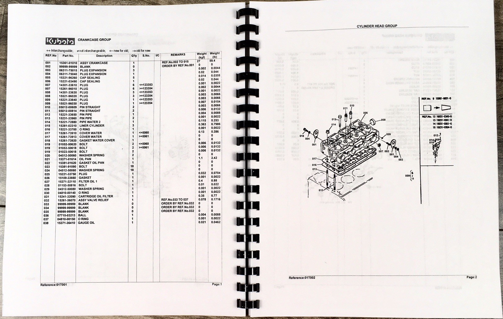 Kubota B6100D Tractor Parts Catalog Operators Manual Owners Assembly Book - Image 9