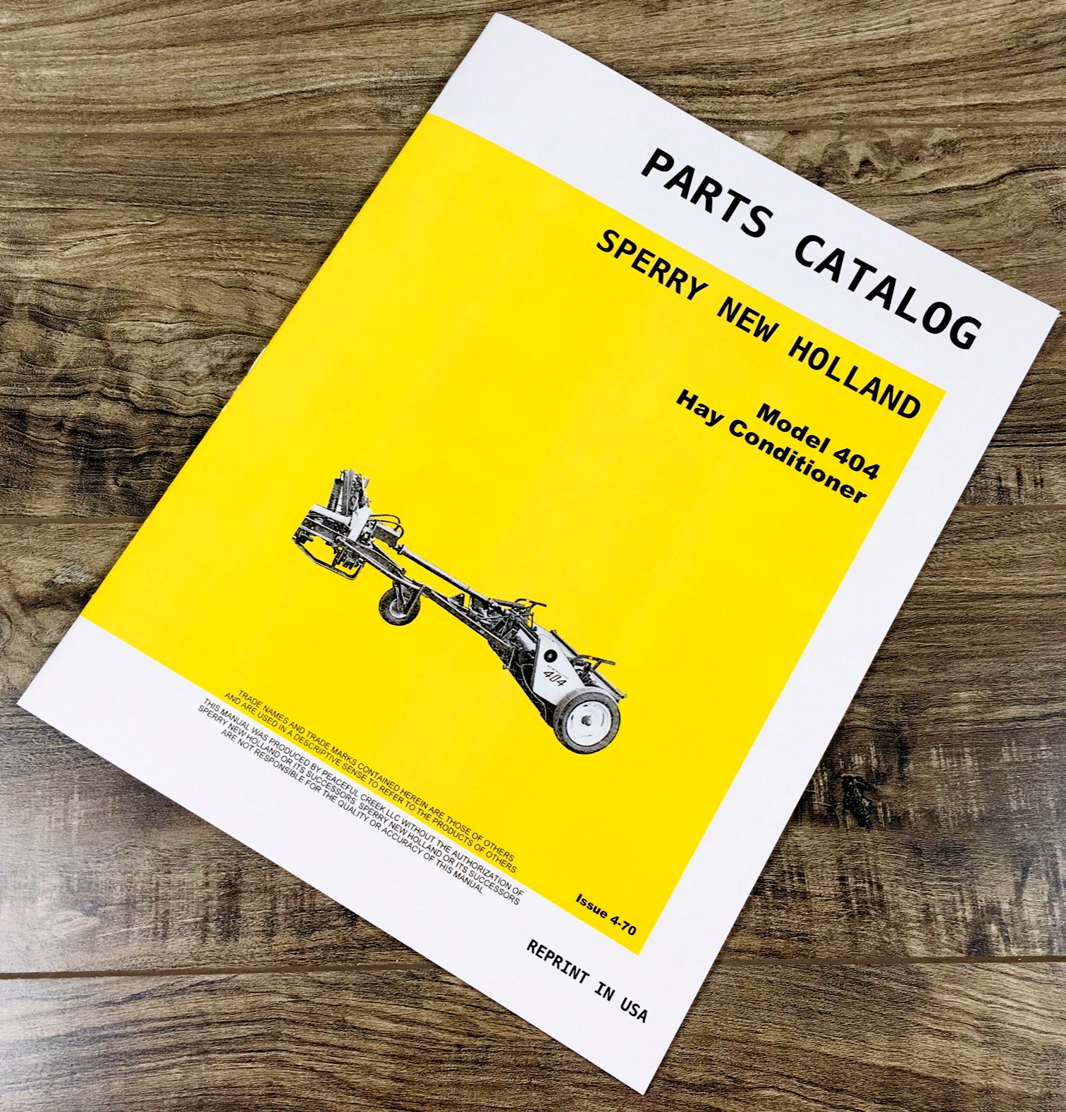 New Holland 404 Hay Conditioner Parts Manual Catalog Book Assembly Schematic