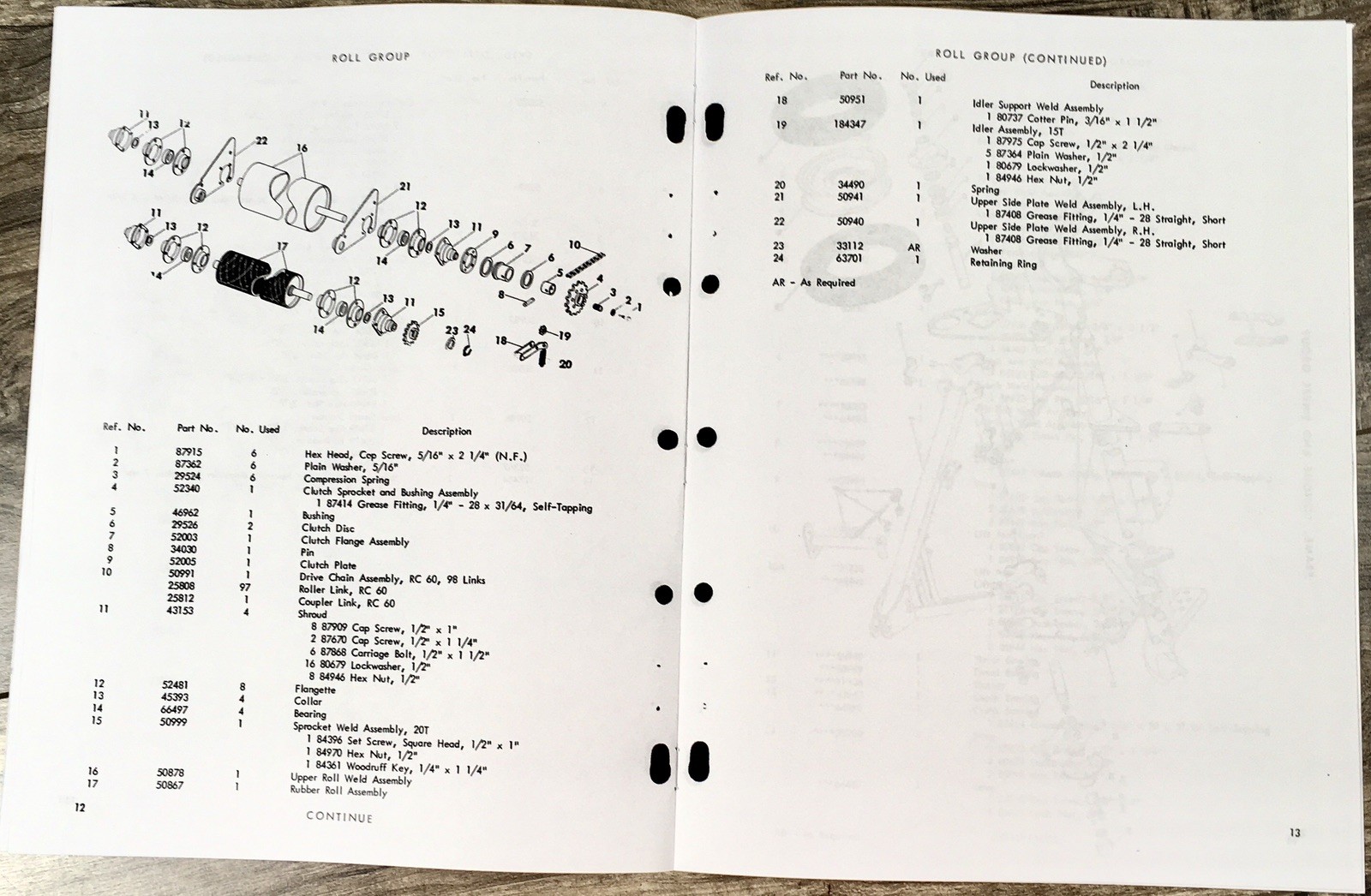 New Holland 404 Hay Conditioner Parts Manual Catalog Book Assembly Schematic - Image 4