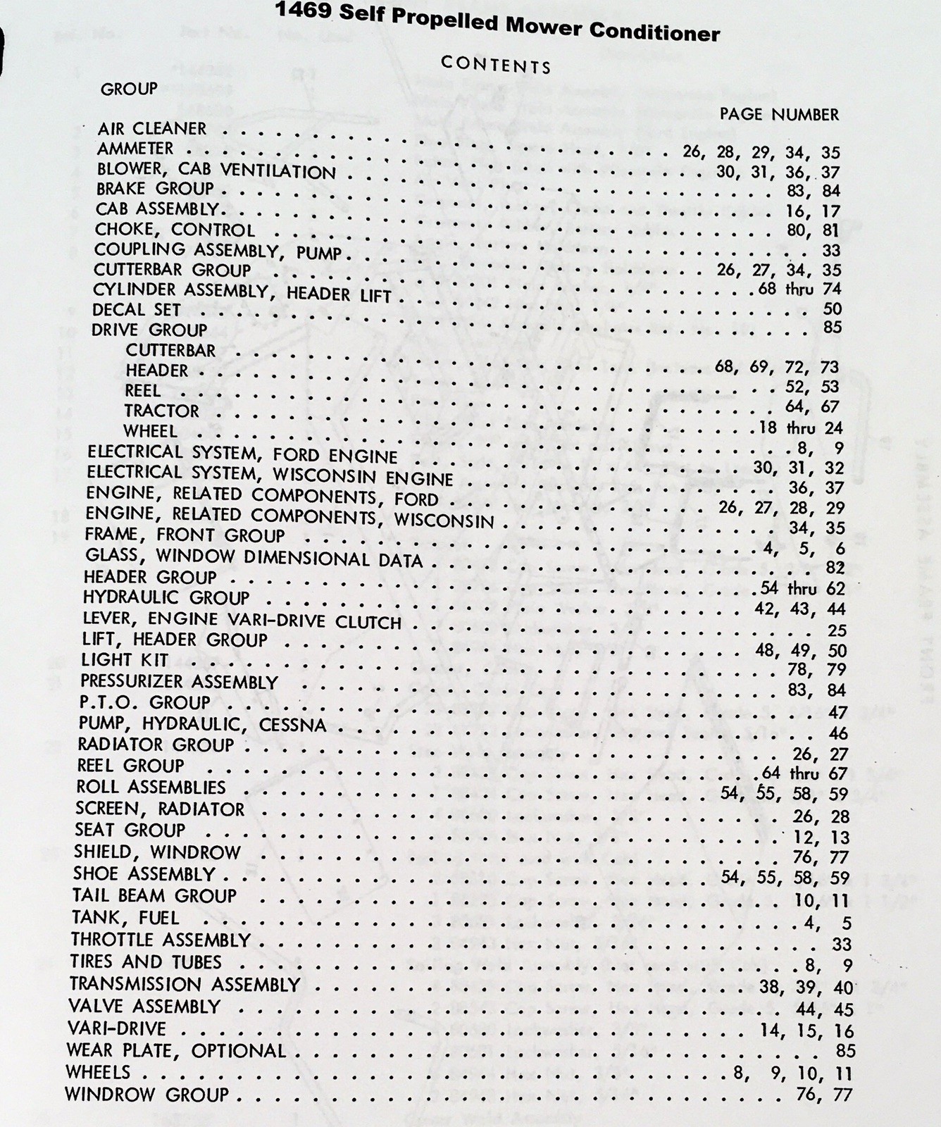 New Holland 1469 Self Propelled Mower Conditioner Parts Manual Catalog Assembly - Image 2