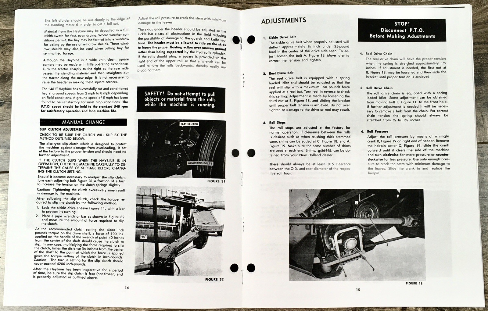 New Holland 461 Mower Conditioner Operators Manual Owners Haybine Maintenance - Image 4