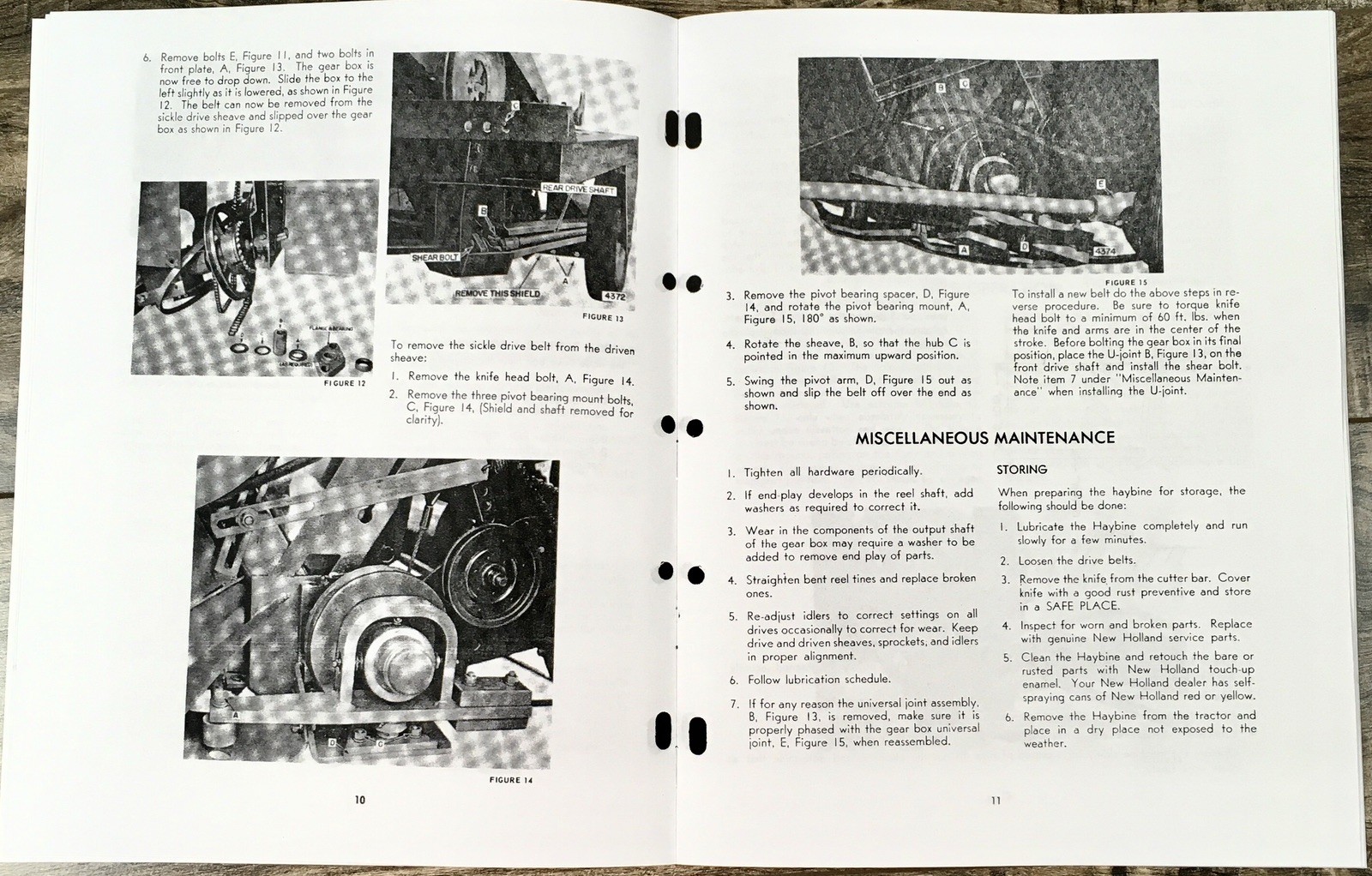 New Holland 460 Mower Crusher Operators Manual Haybine Conditioner Owners Book - Image 4