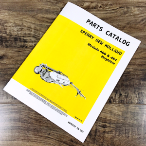 New Holland 460 461 Haybine Mower Parts Manual Catalog Haybine Book Assembly