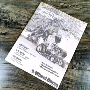 Wheel Horse 208-3 211-3 211-5 Lawn Garden Tractor Operators Manual Owners