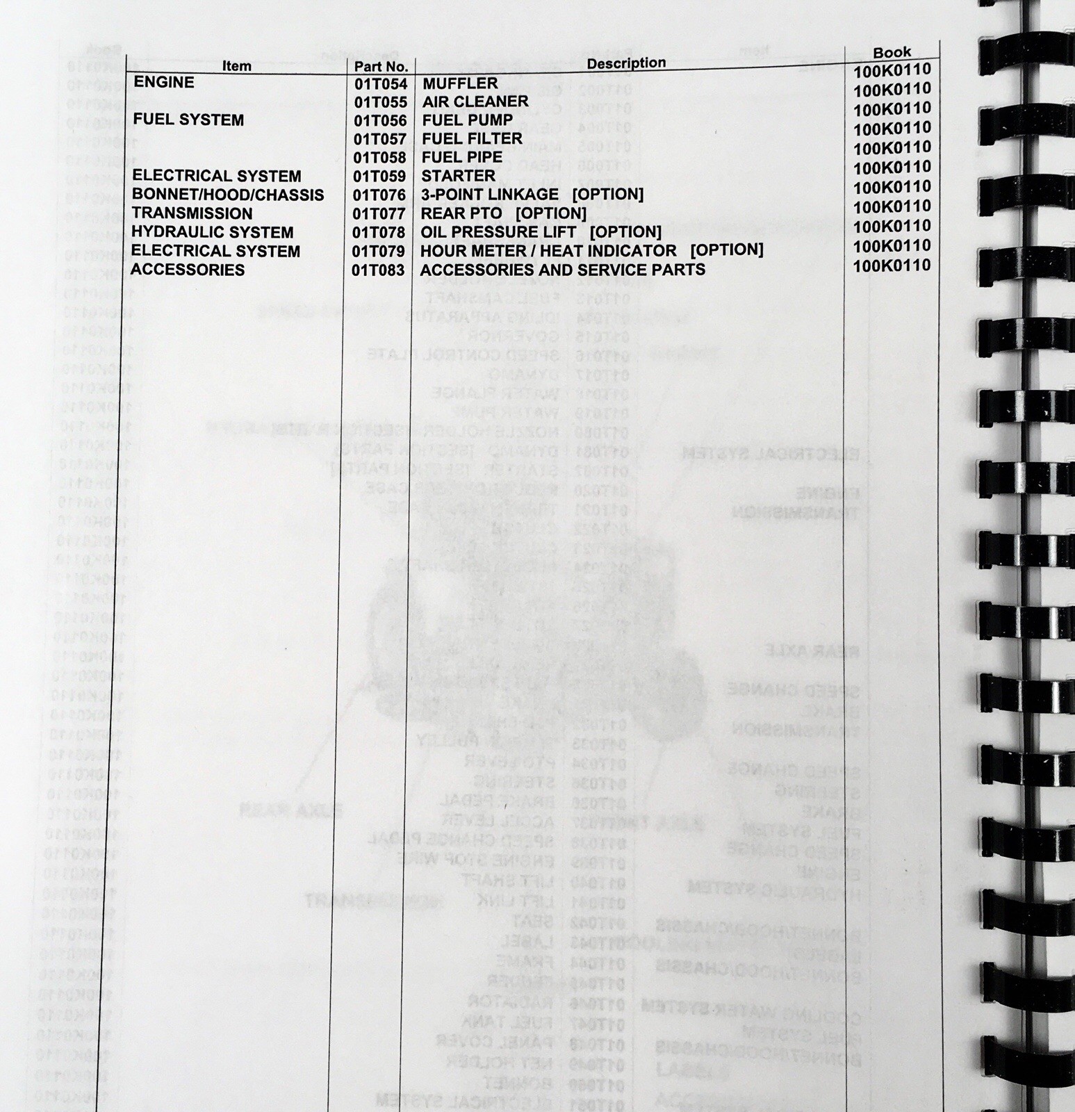 Kubota G3200 Lawn and Garden Tractor Service Manual Parts Catalog Repair Book - Image 4