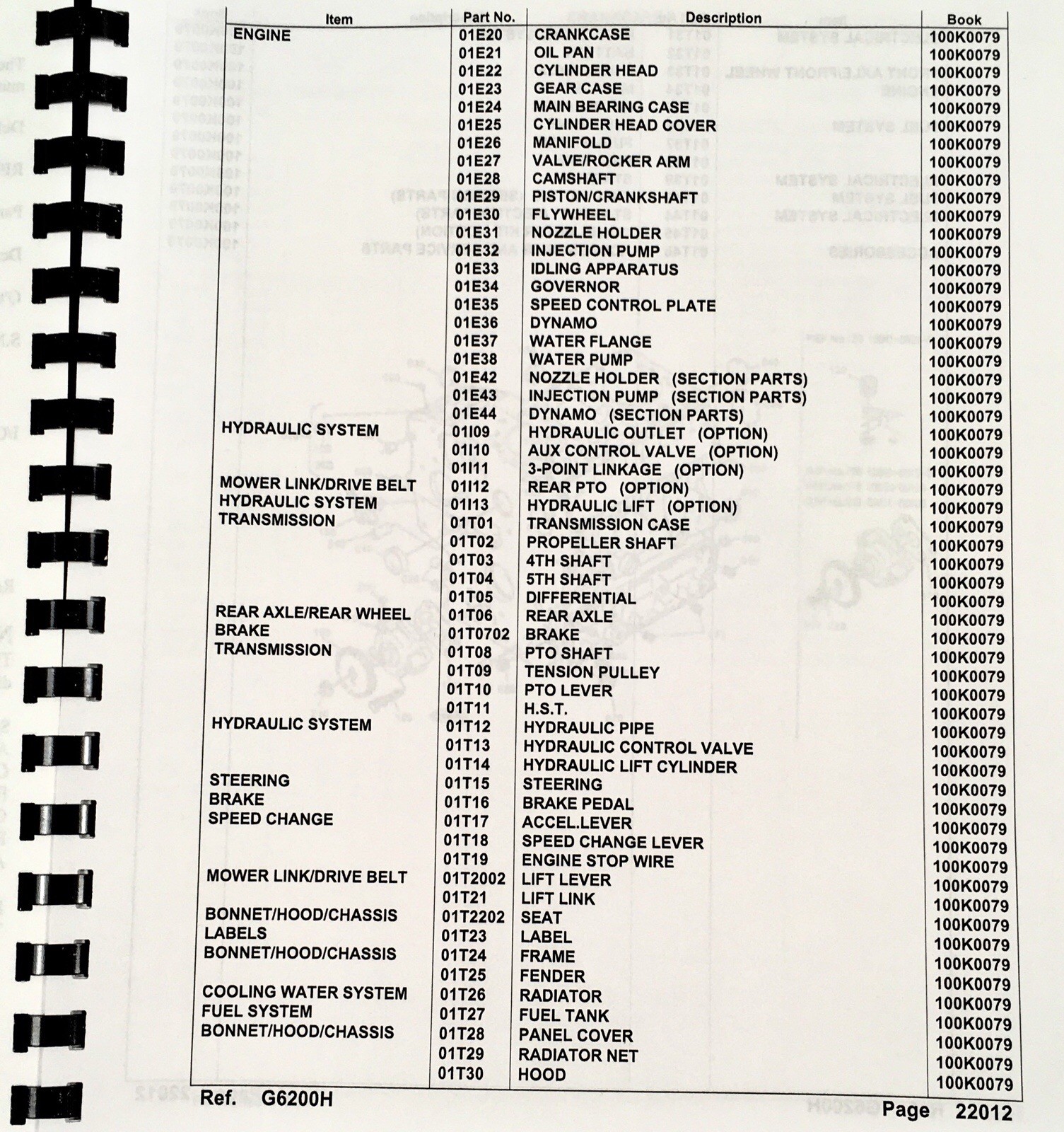 Kubota G6200H Lawn and Garden Tractor Service Manual Parts Catalog Operators - Image 5