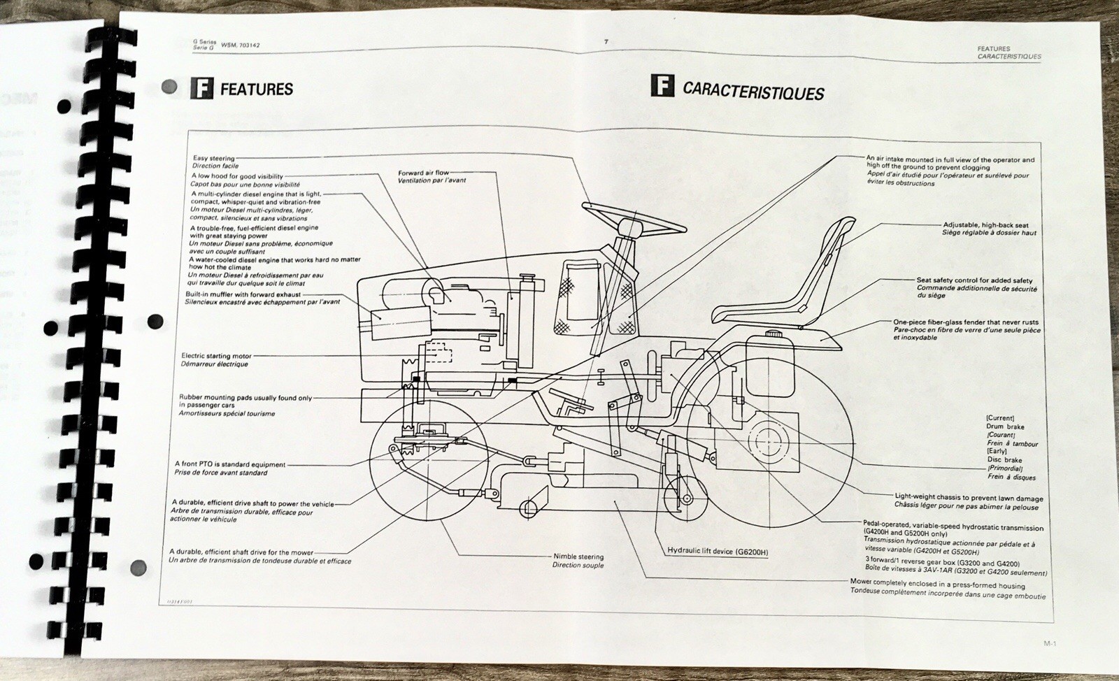 Kubota G4200 Lawn and Garden Tractor Service Manual Parts Catalog Repair Book - Image 5