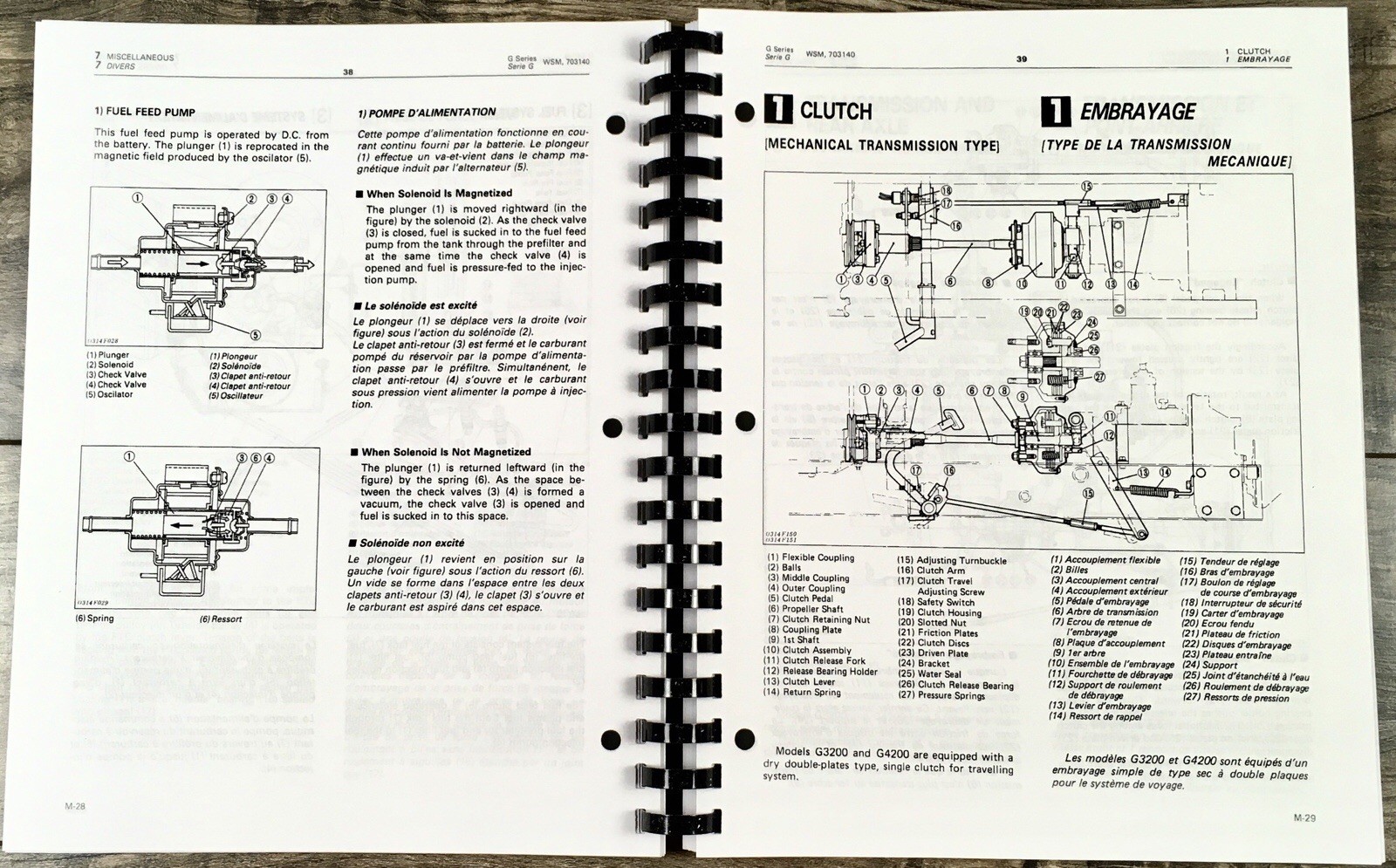 Kubota G4200 Lawn and Garden Tractor Service Manual Parts Catalog Repair Book - Image 8