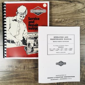 Briggs and Stratton 14 Engine Service Parts Operators Manual Set Repair Shop