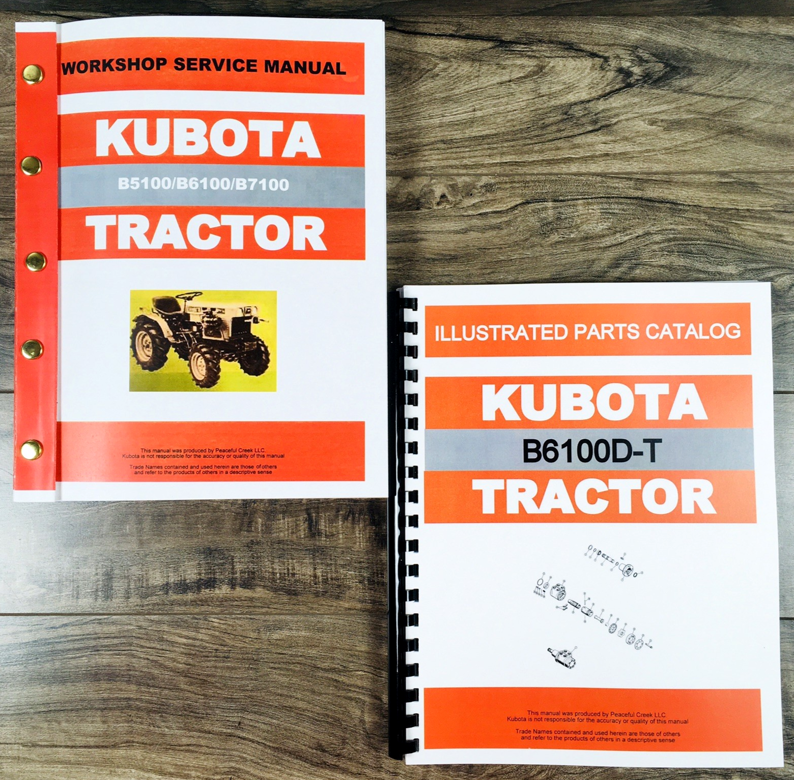 Kubota B6100D B6100 4wd Tractor Service Manual Parts Repair Workshop Assembly