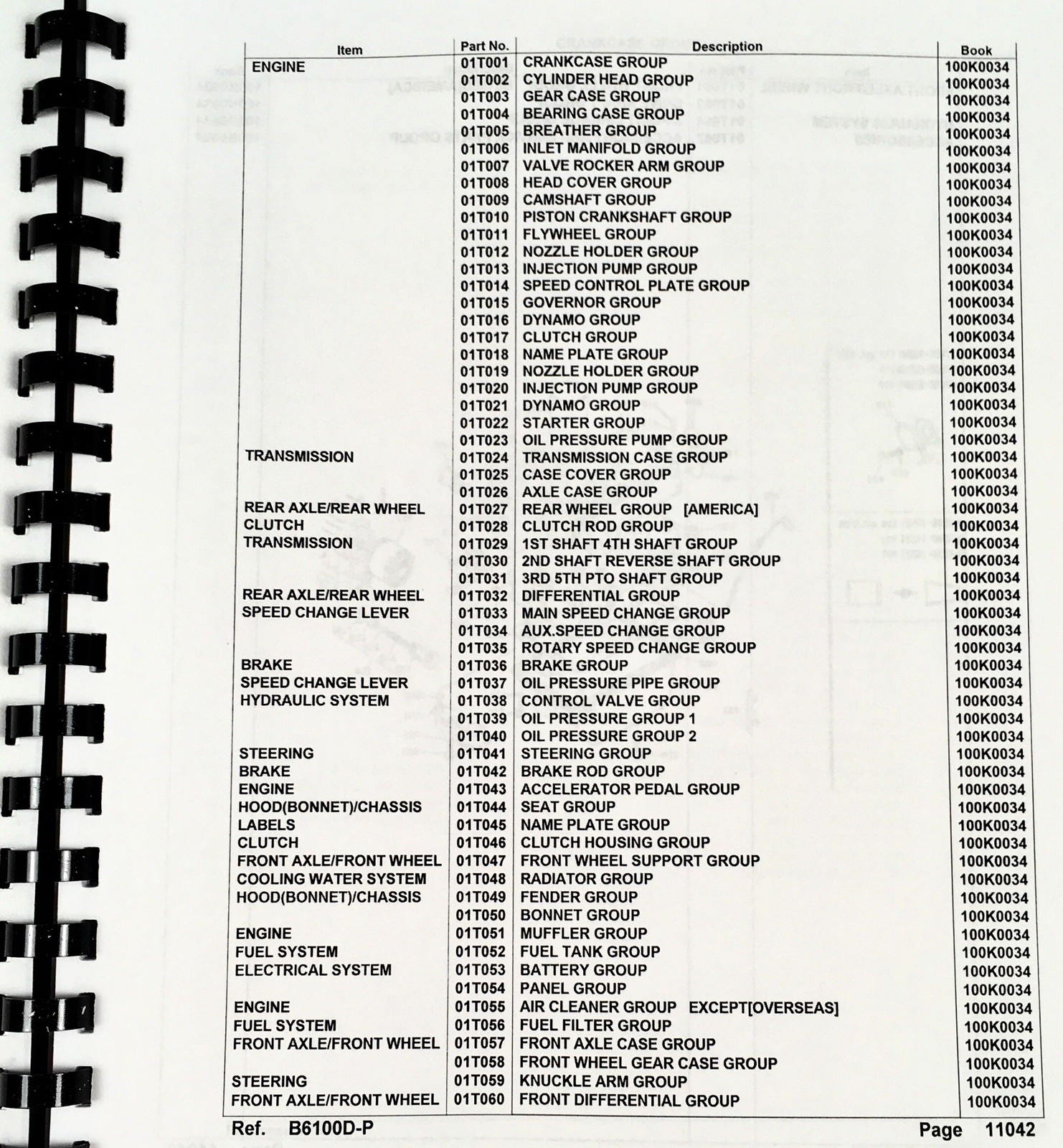 Kubota B6100D B6100 4wd Tractor Service Manual Parts Repair Workshop Assembly - Image 2